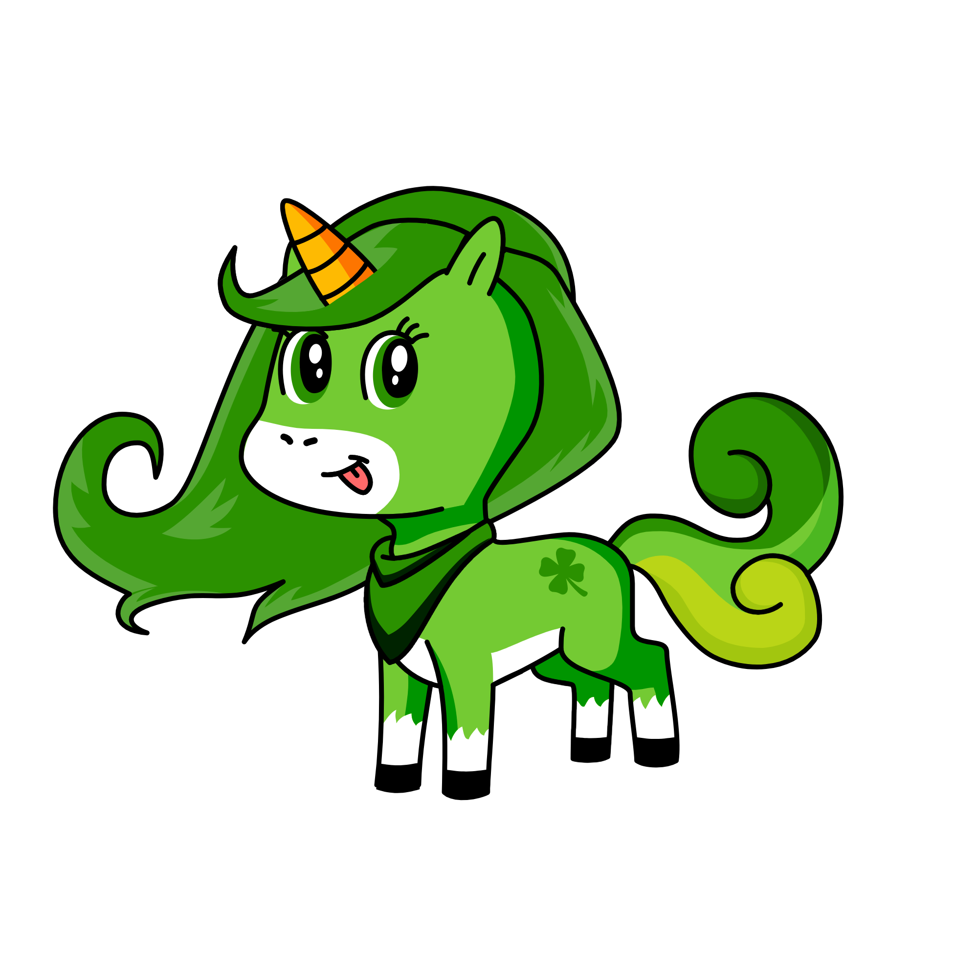 Clover, the unicorn