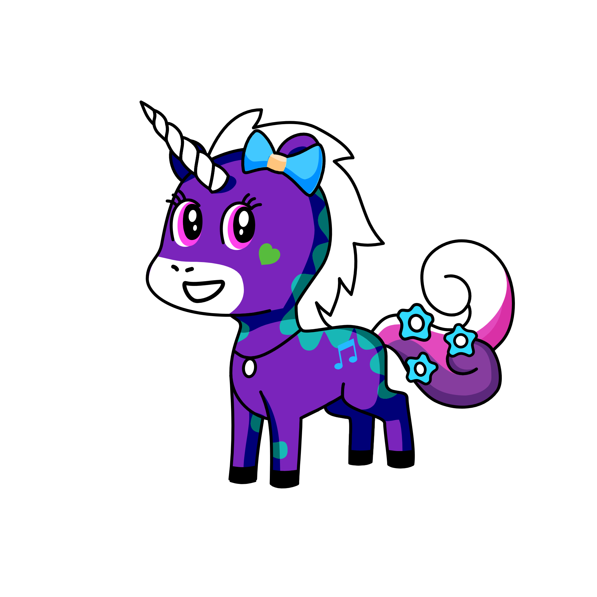 cupcake, the unicorn