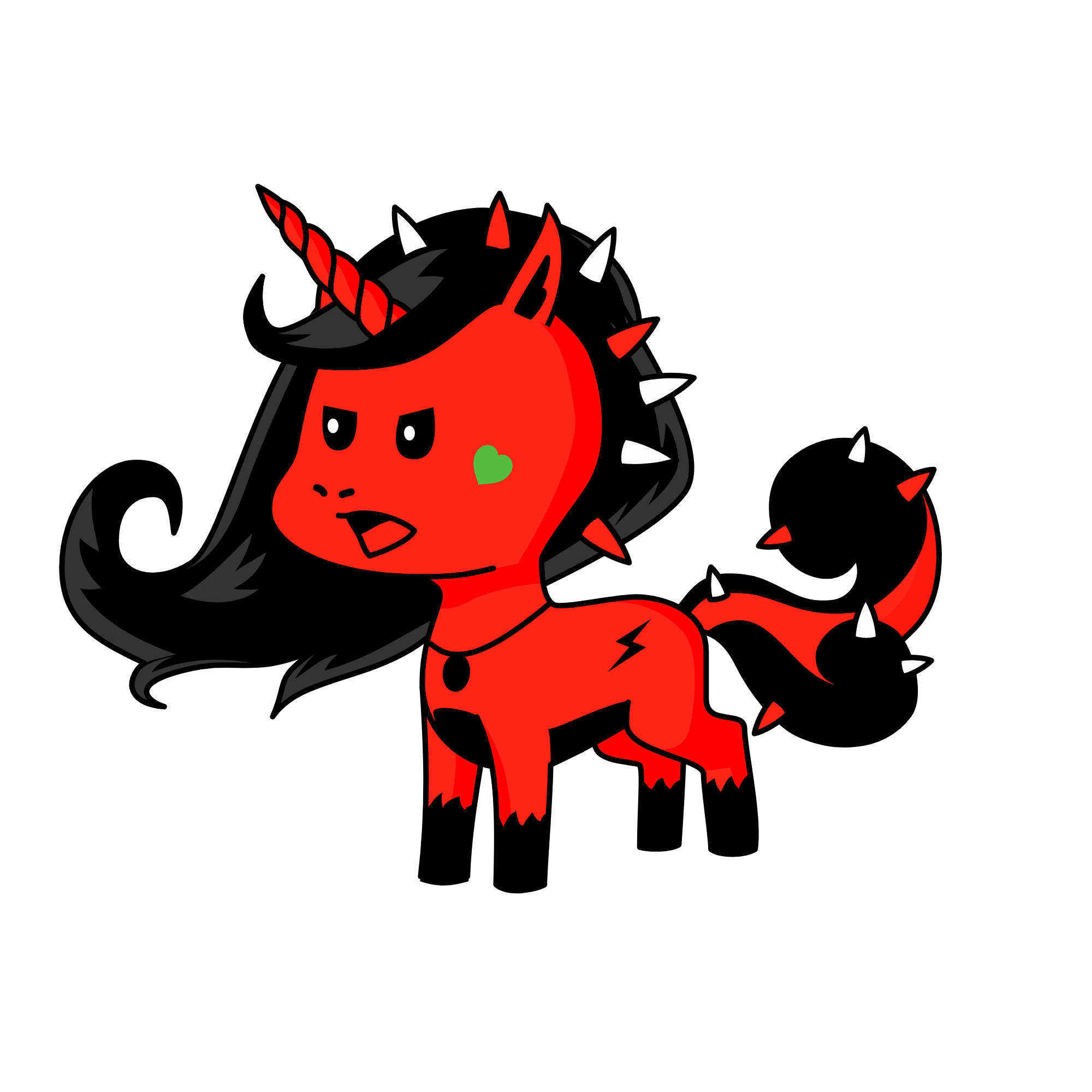 عاشة, the unicorn
