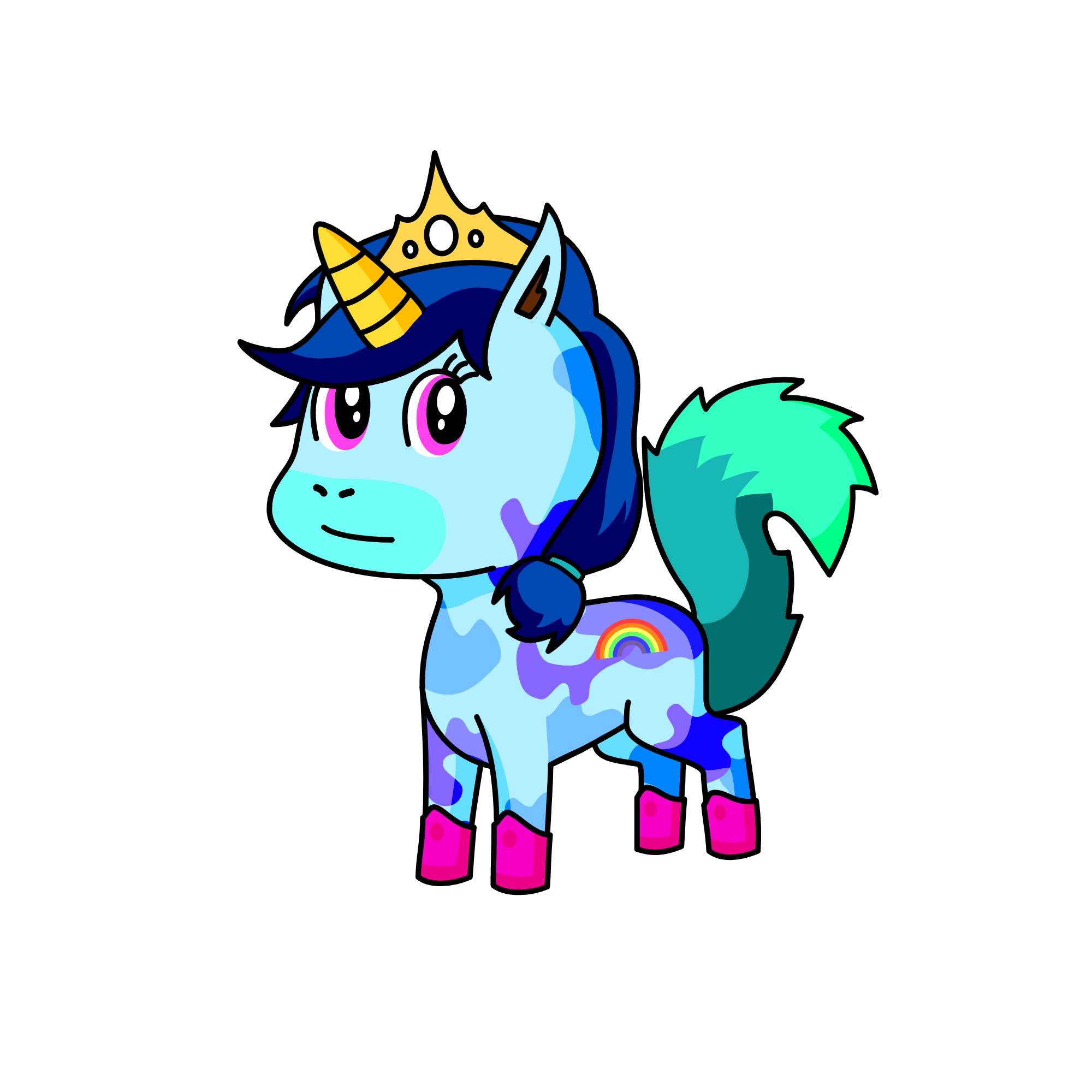 Fuffy, the unicorn