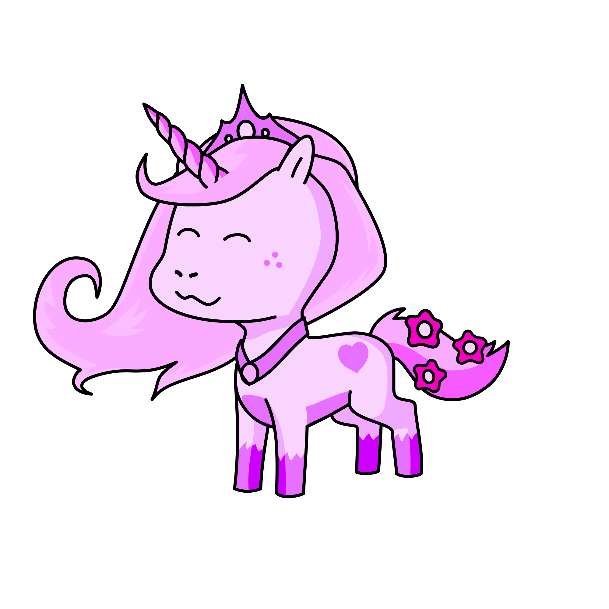 Petal, the unicorn