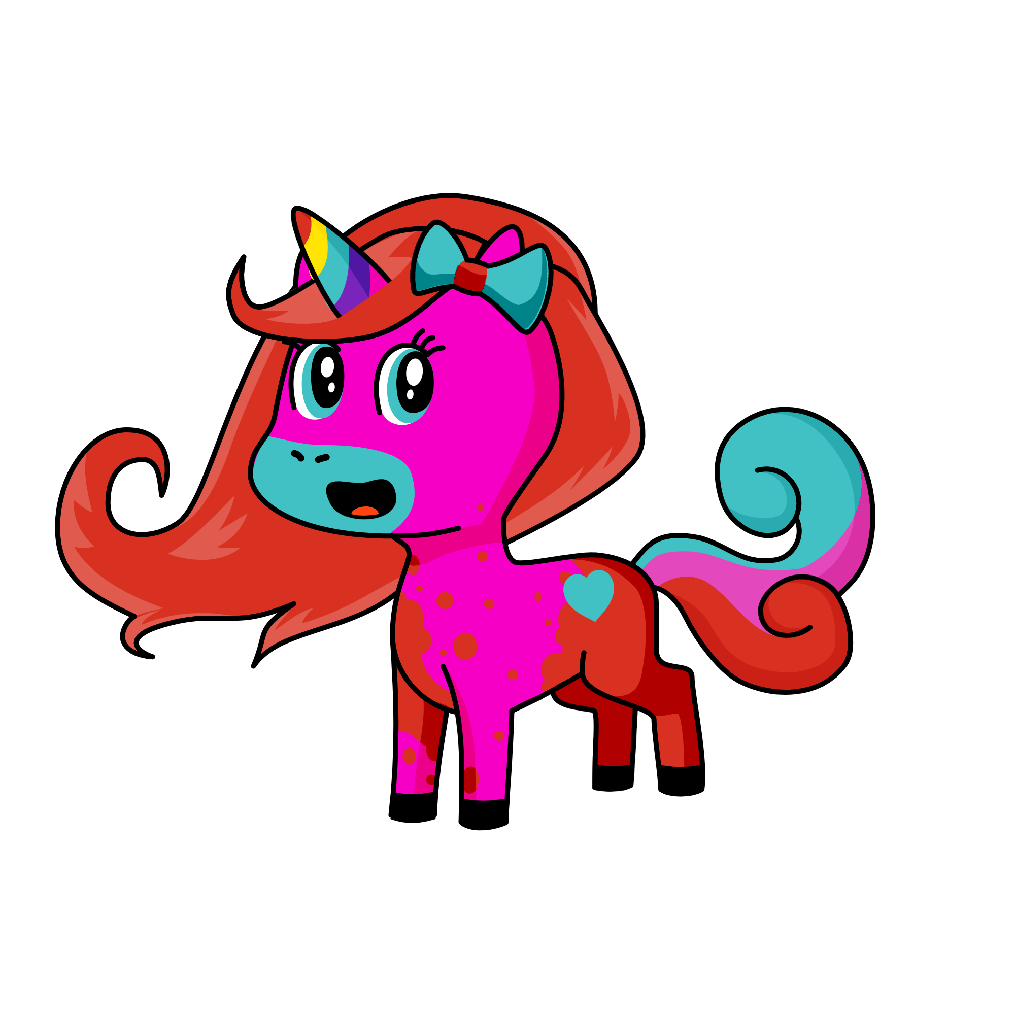 color, the unicorn