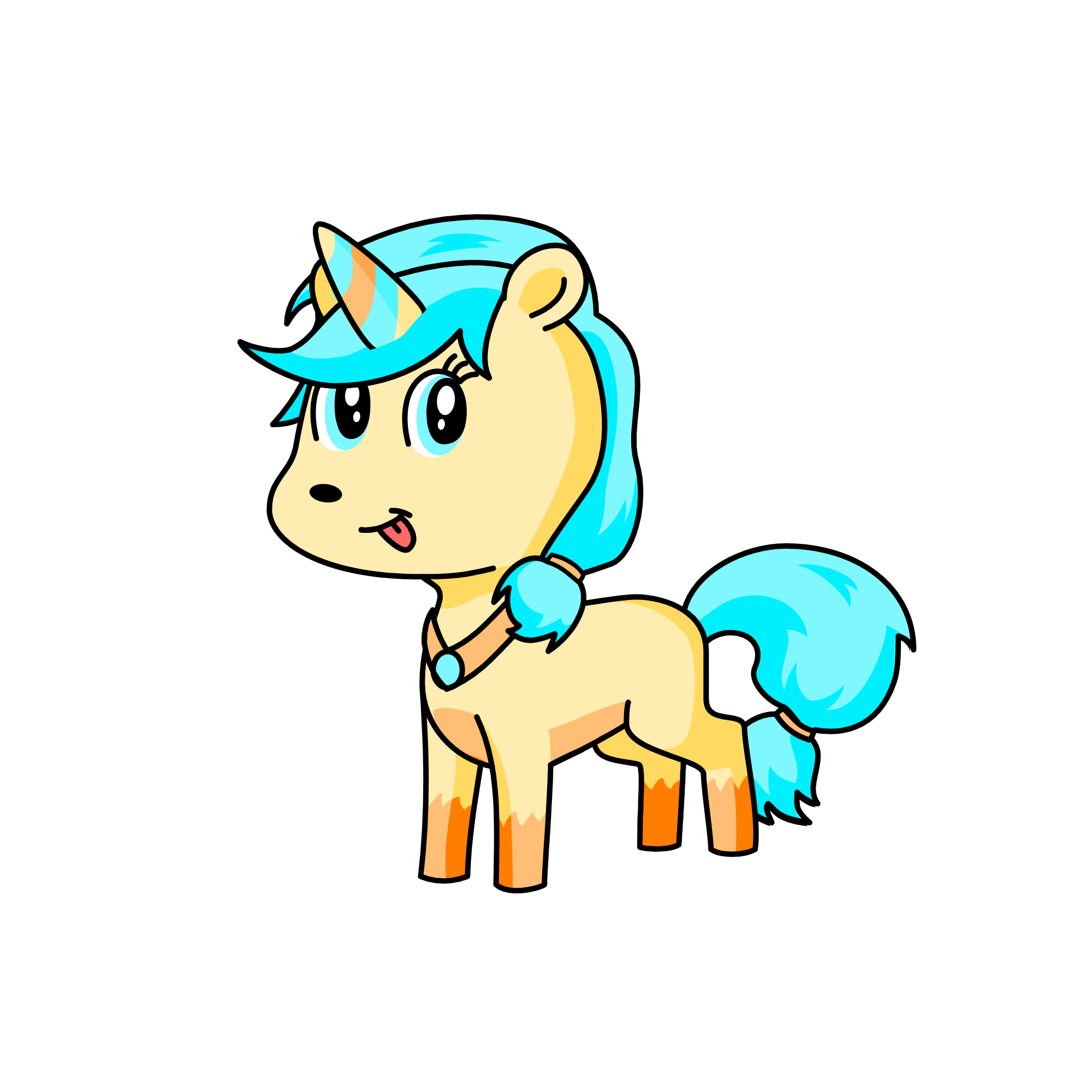 Cayane, the unicorn