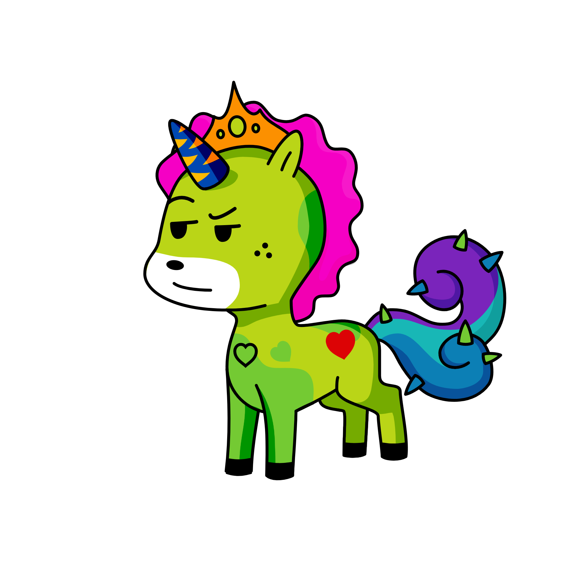 Mr Pig , the unicorn