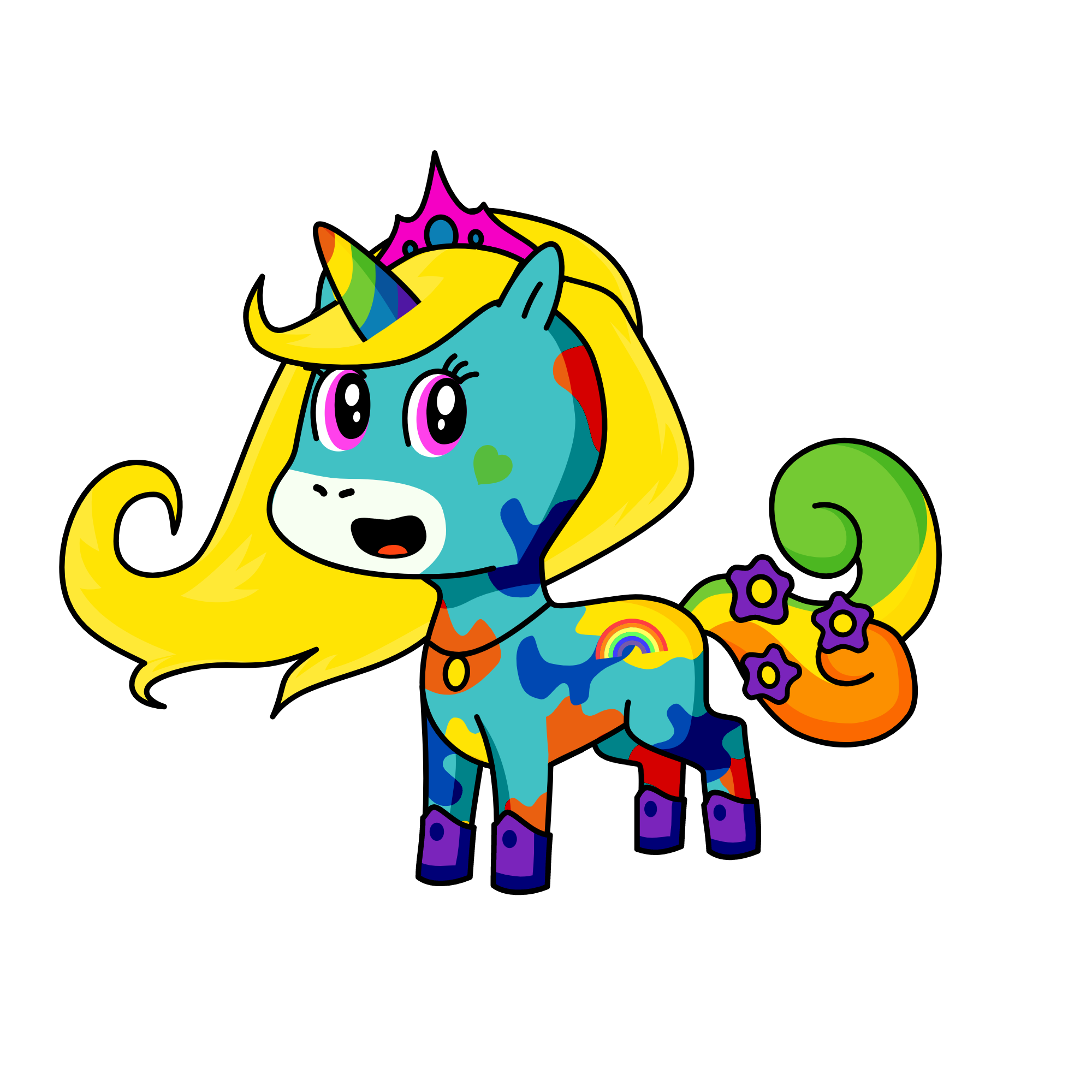 queen of the unicorns, the unicorn