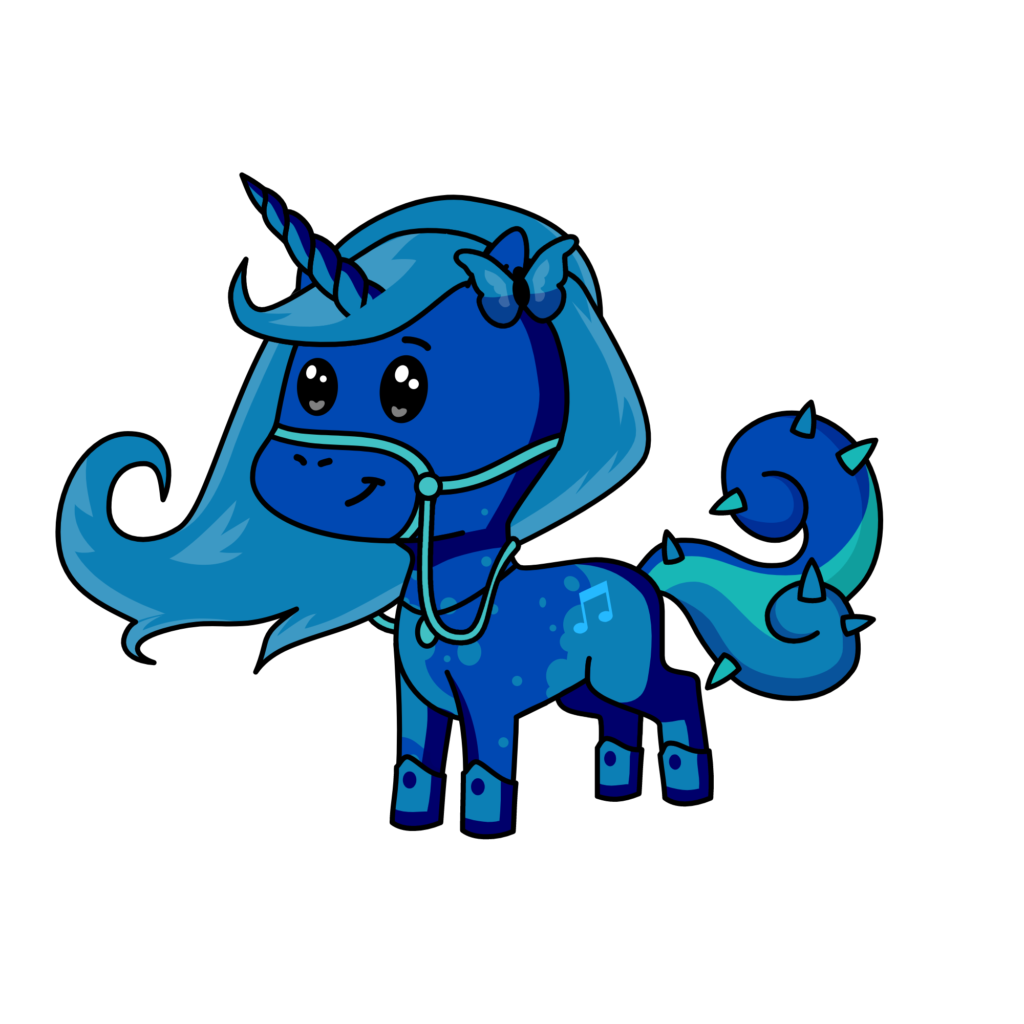 Winter, the unicorn