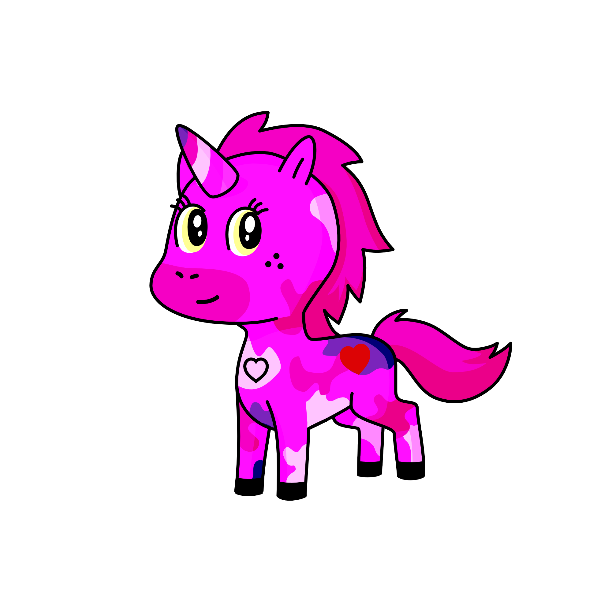 Moon, the unicorn