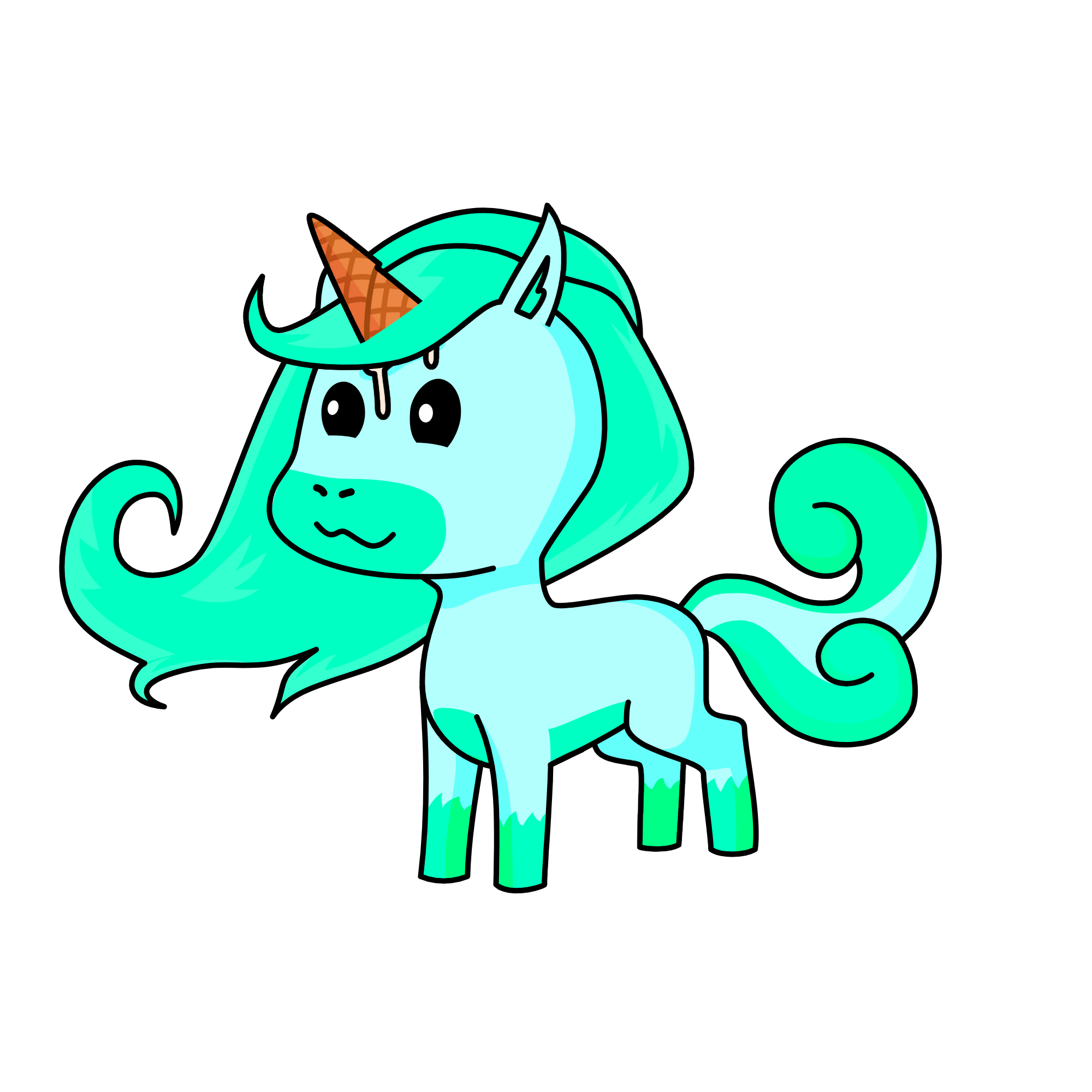 mint, the unicorn