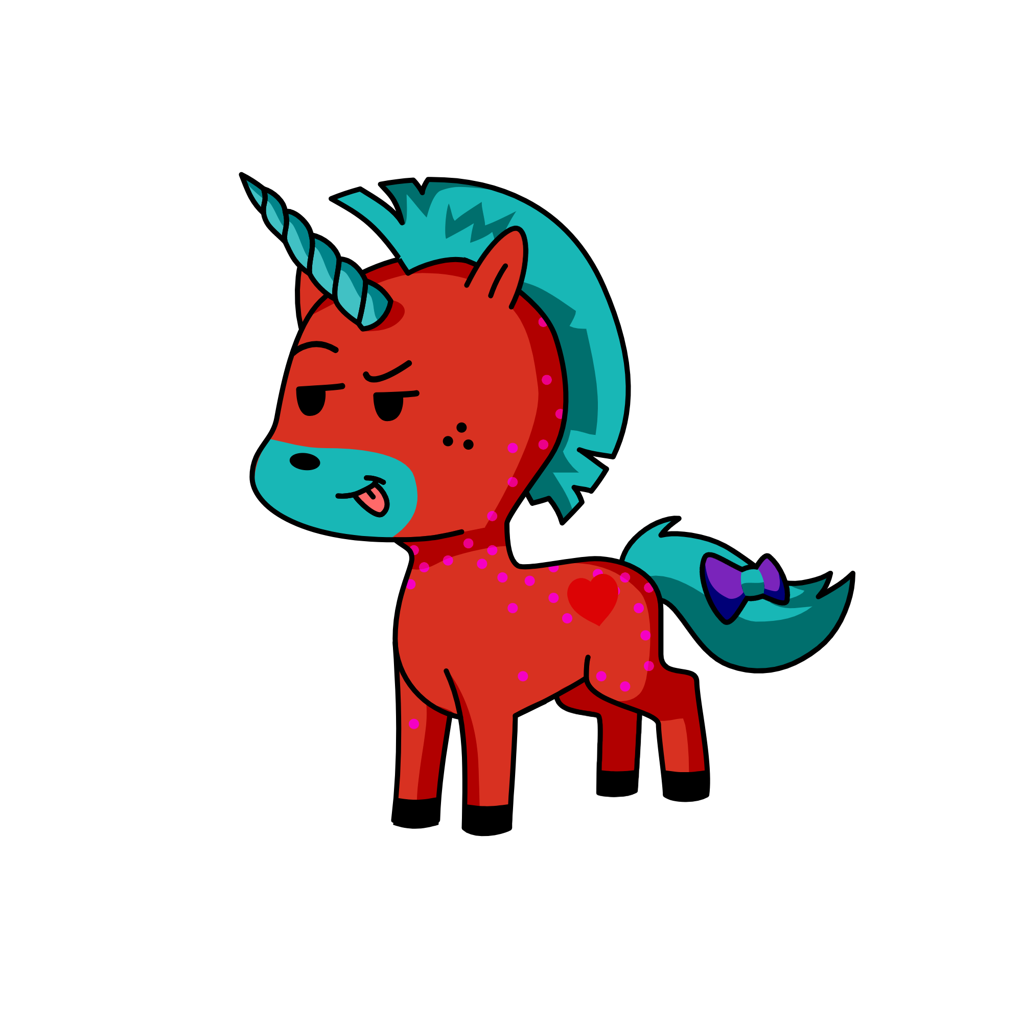 f, the unicorn