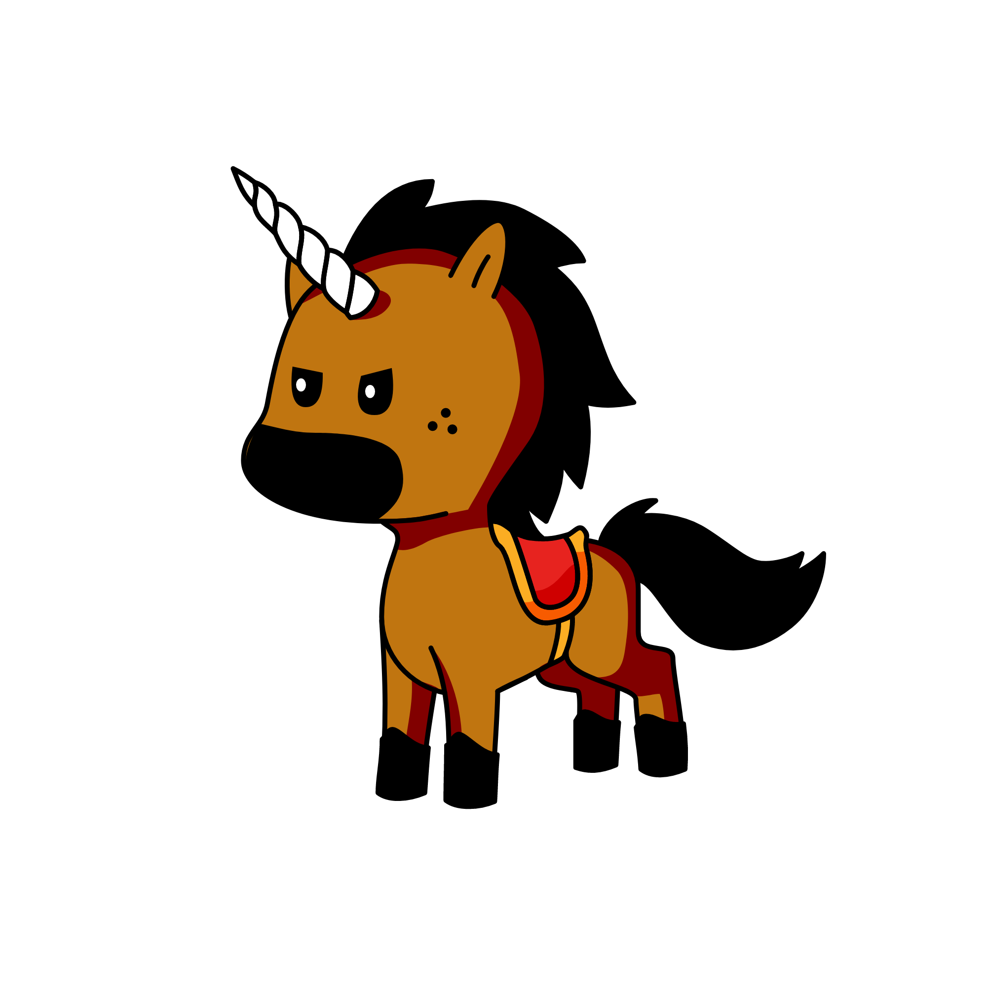 Caballo de guerra, the unicorn