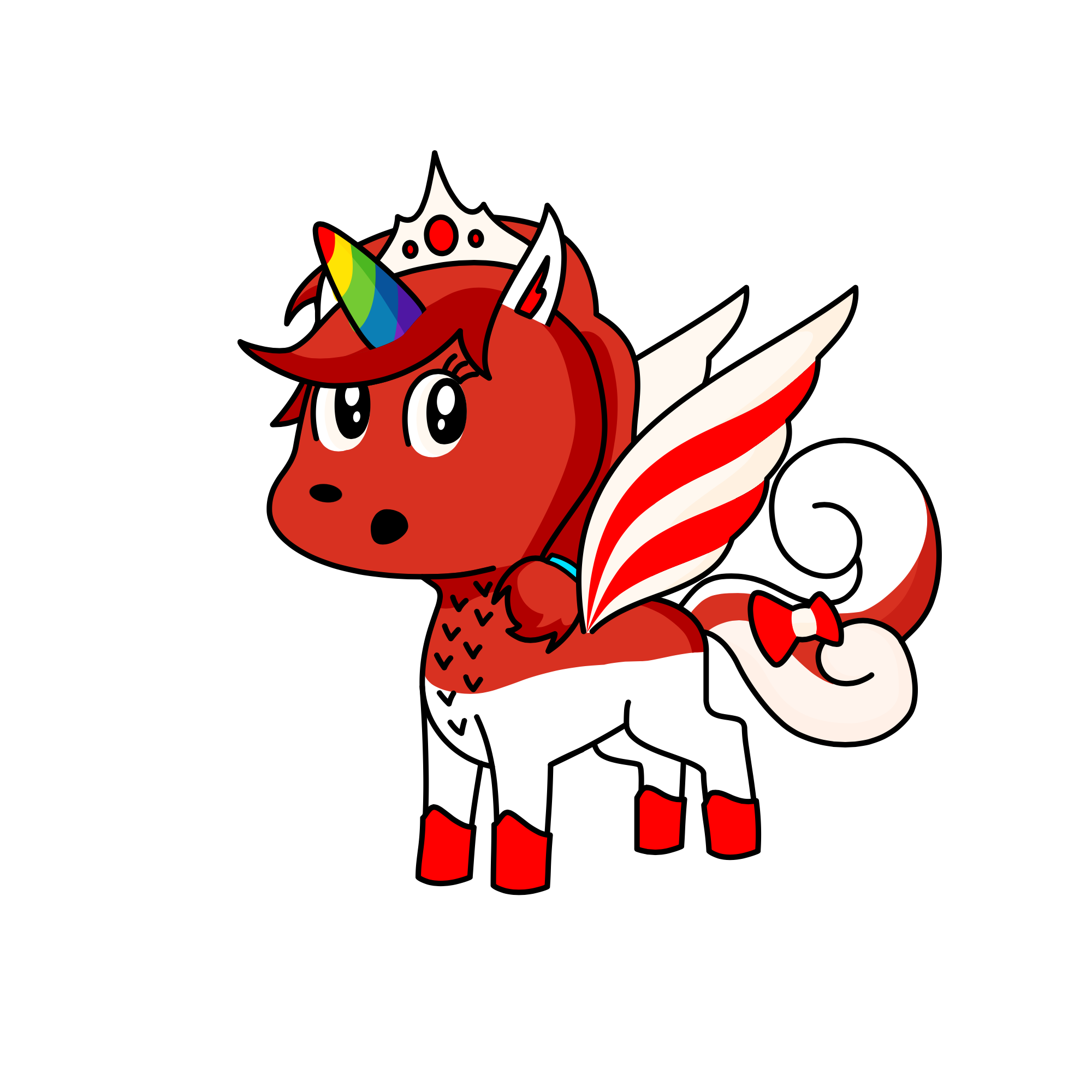 Mrs. Claus, the unicorn