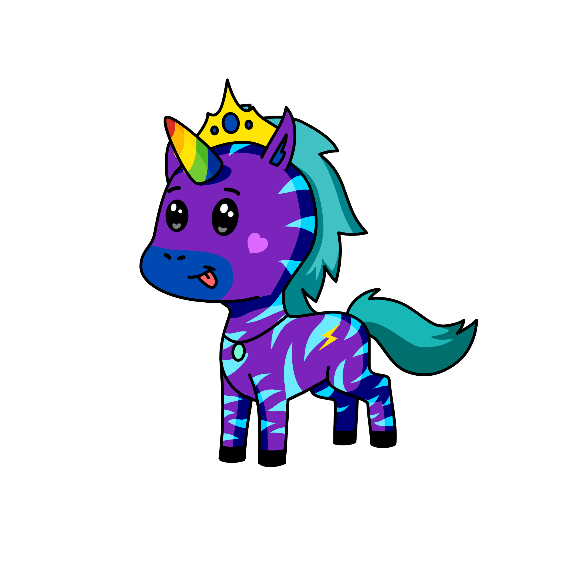 Queen Berry Blossom, the unicorn