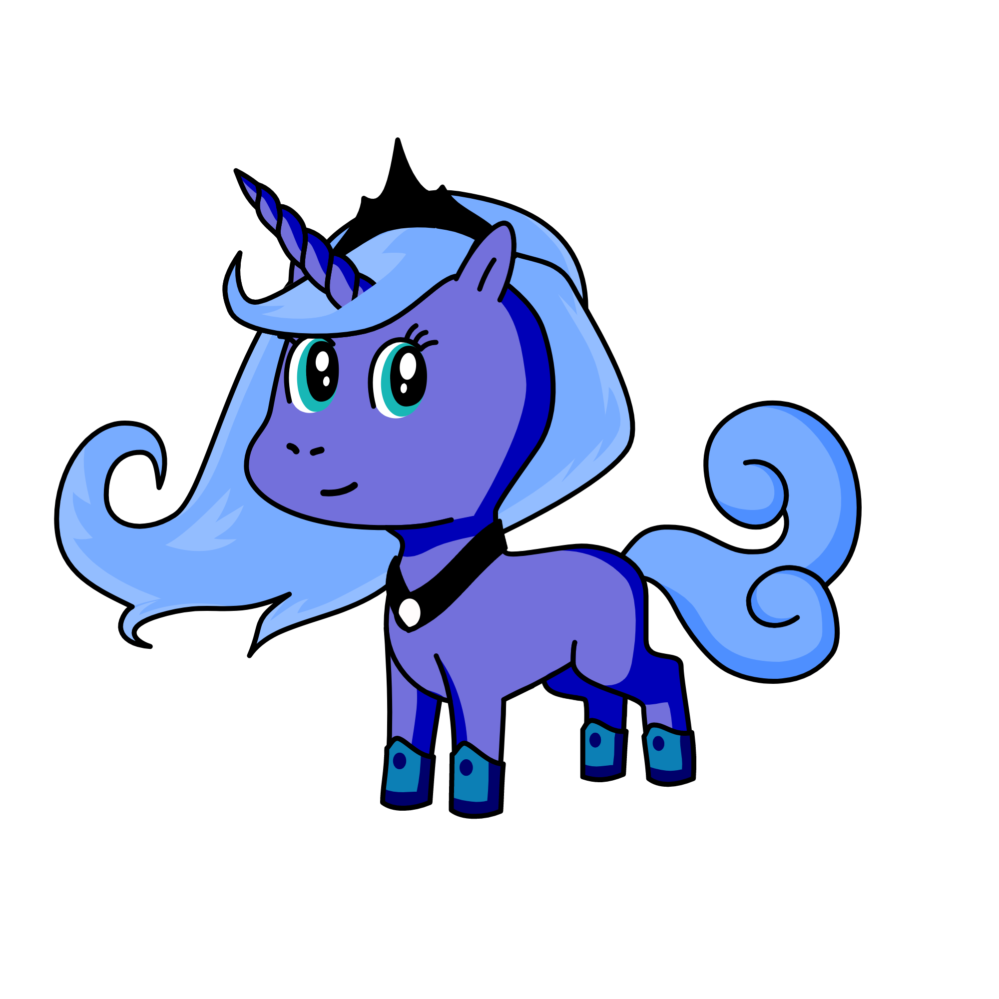 Princess Luna 🌙, the unicorn