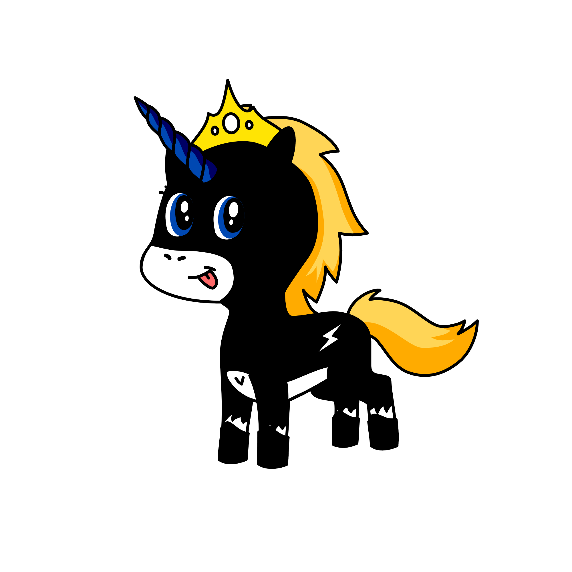 Queen of midnight, the unicorn