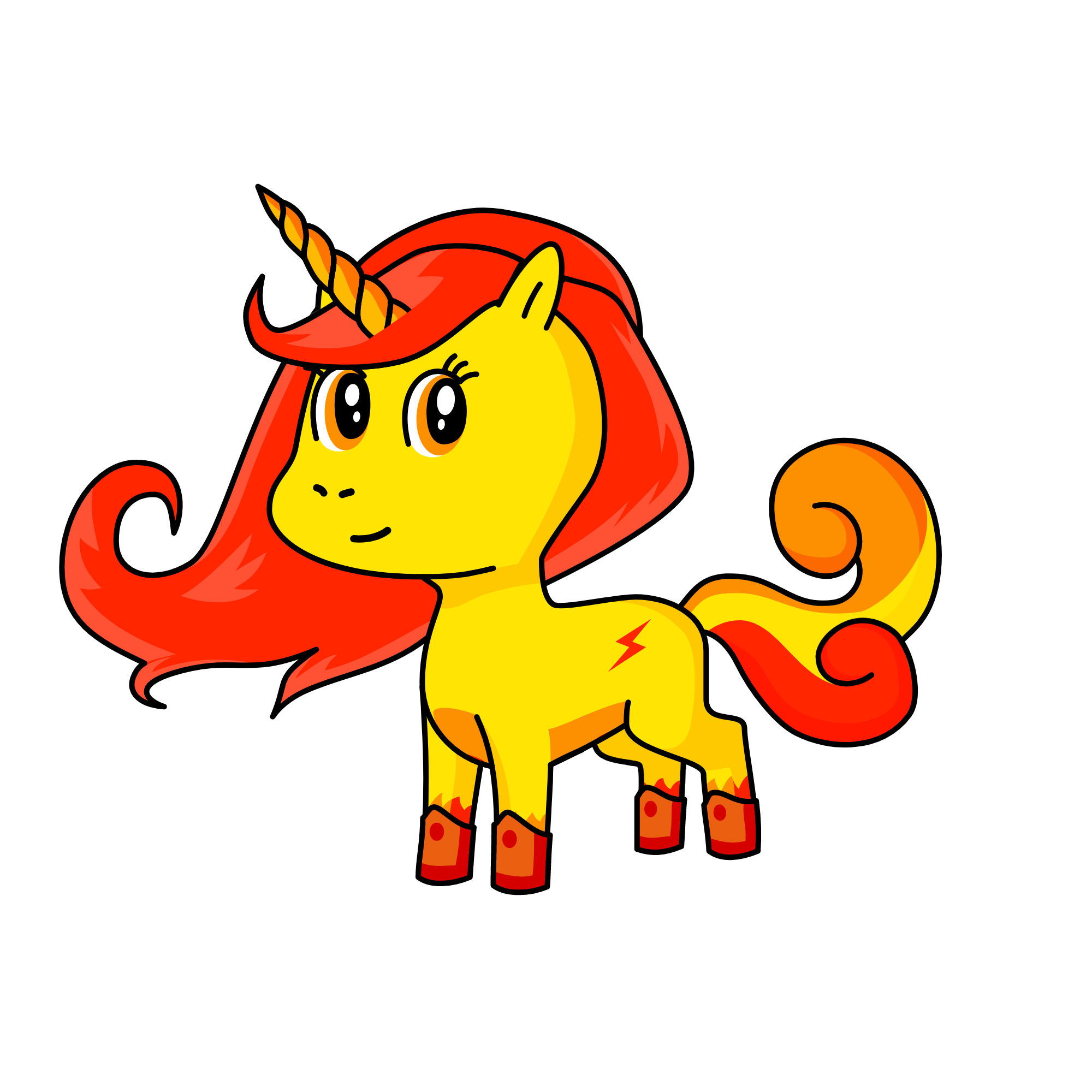 Blazey, the unicorn