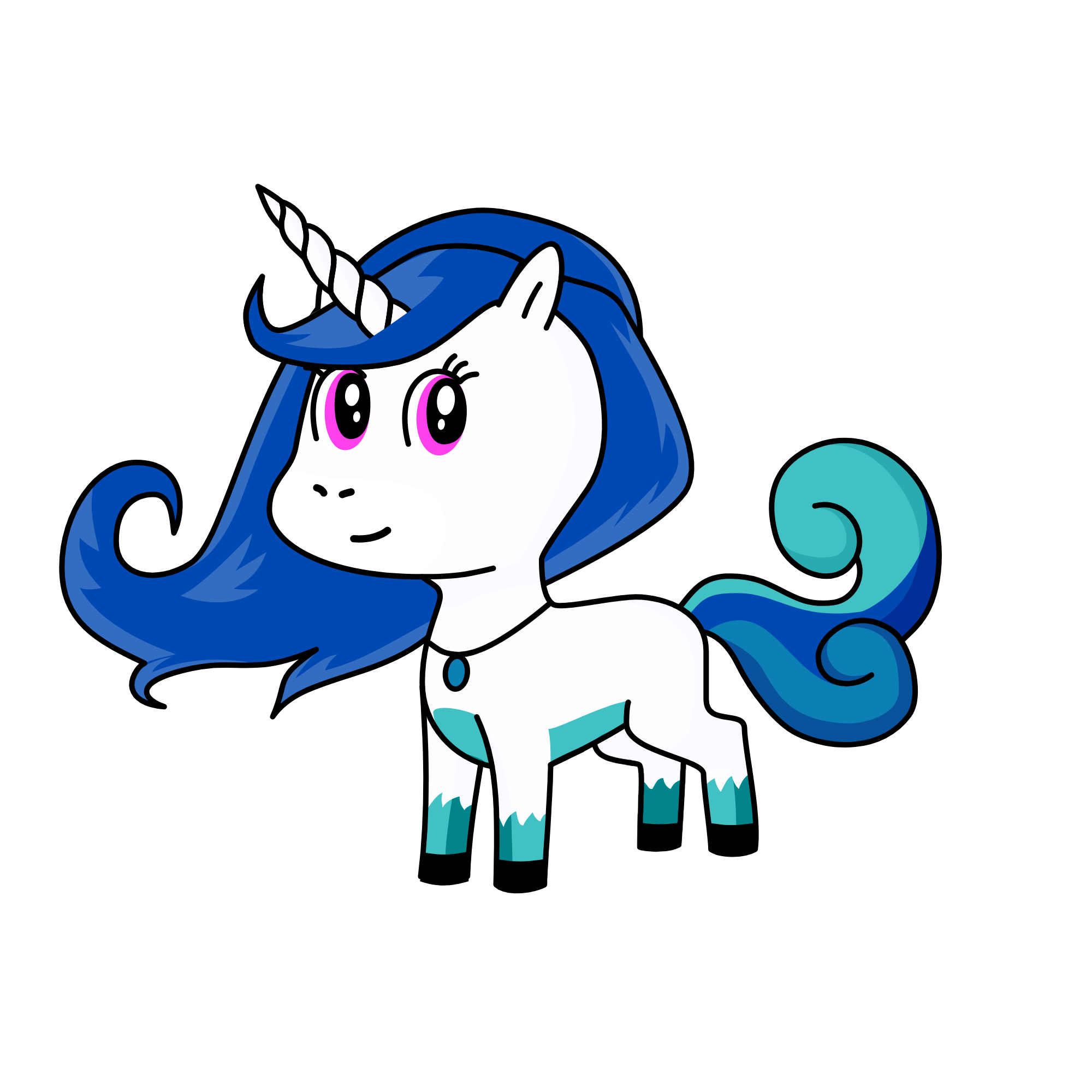Snow, the unicorn