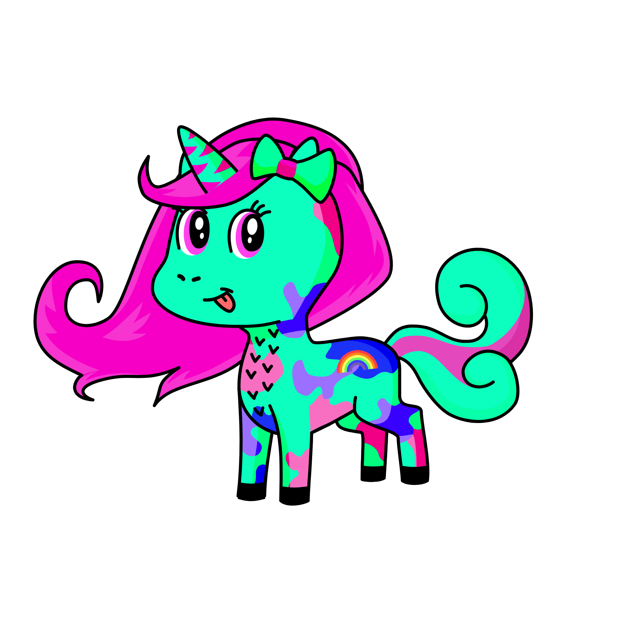Ladybug, the unicorn