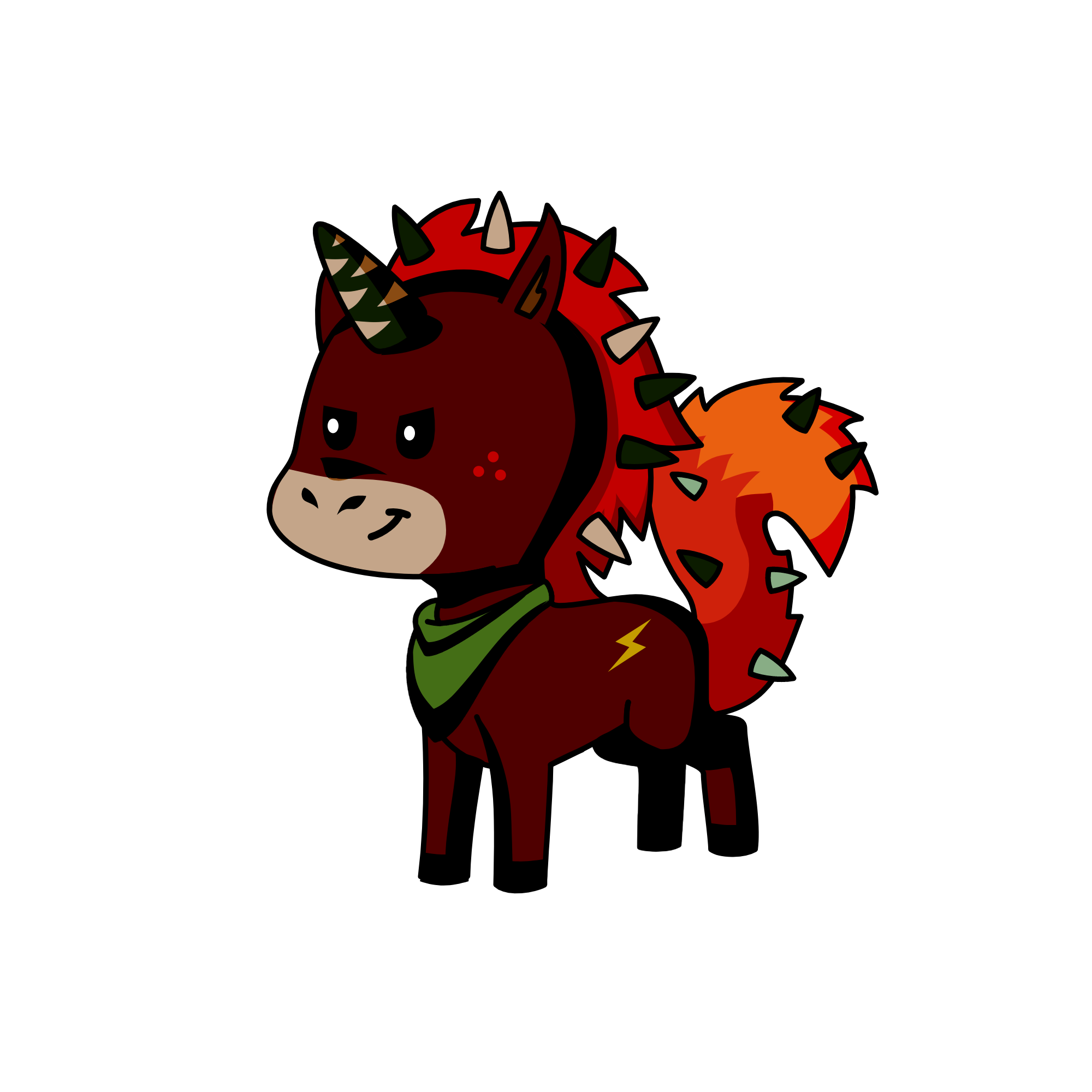 spikey, the unicorn