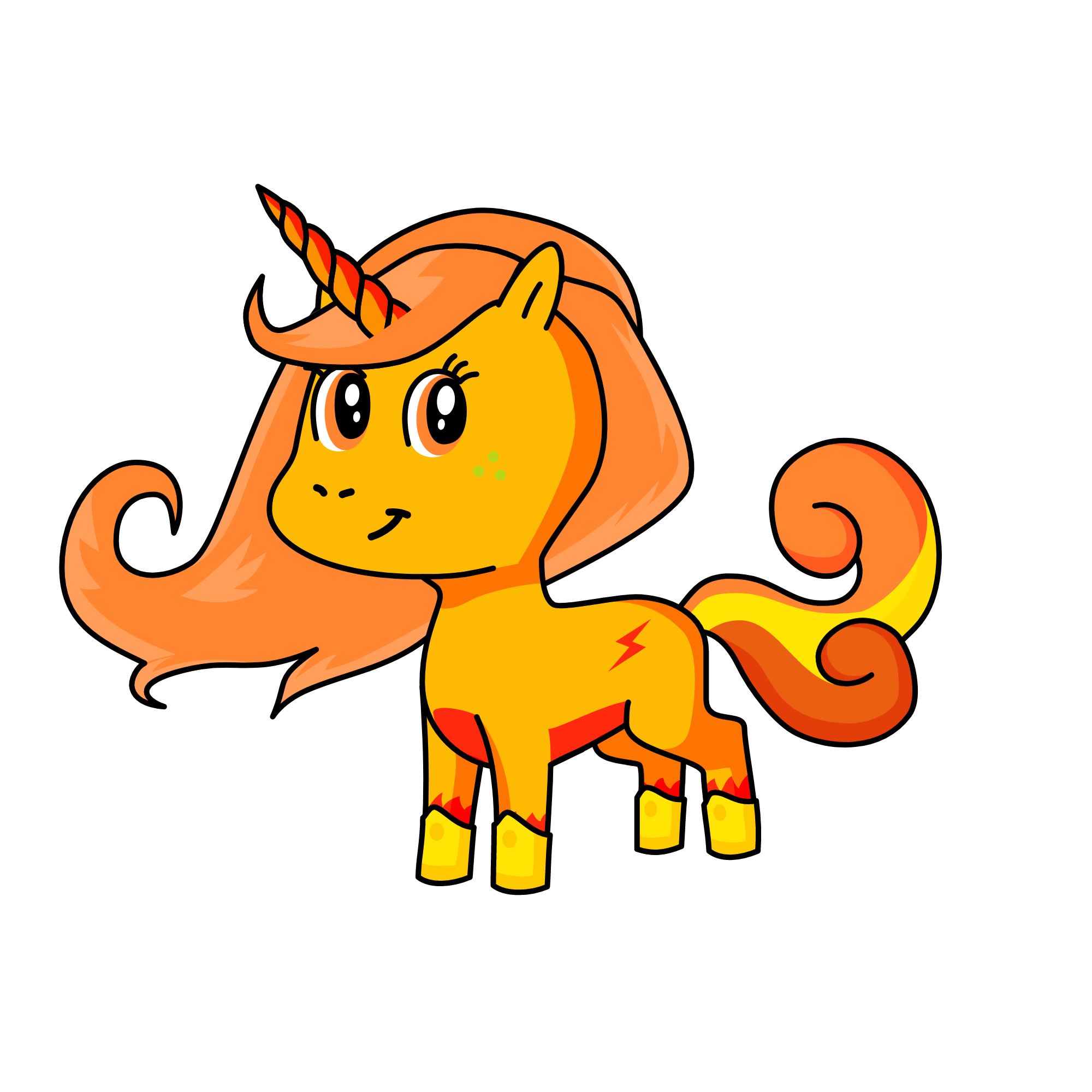 Blaze, the unicorn