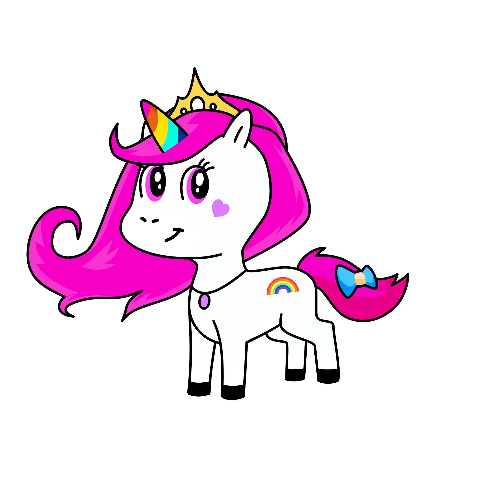 Rainbow Light, the unicorn