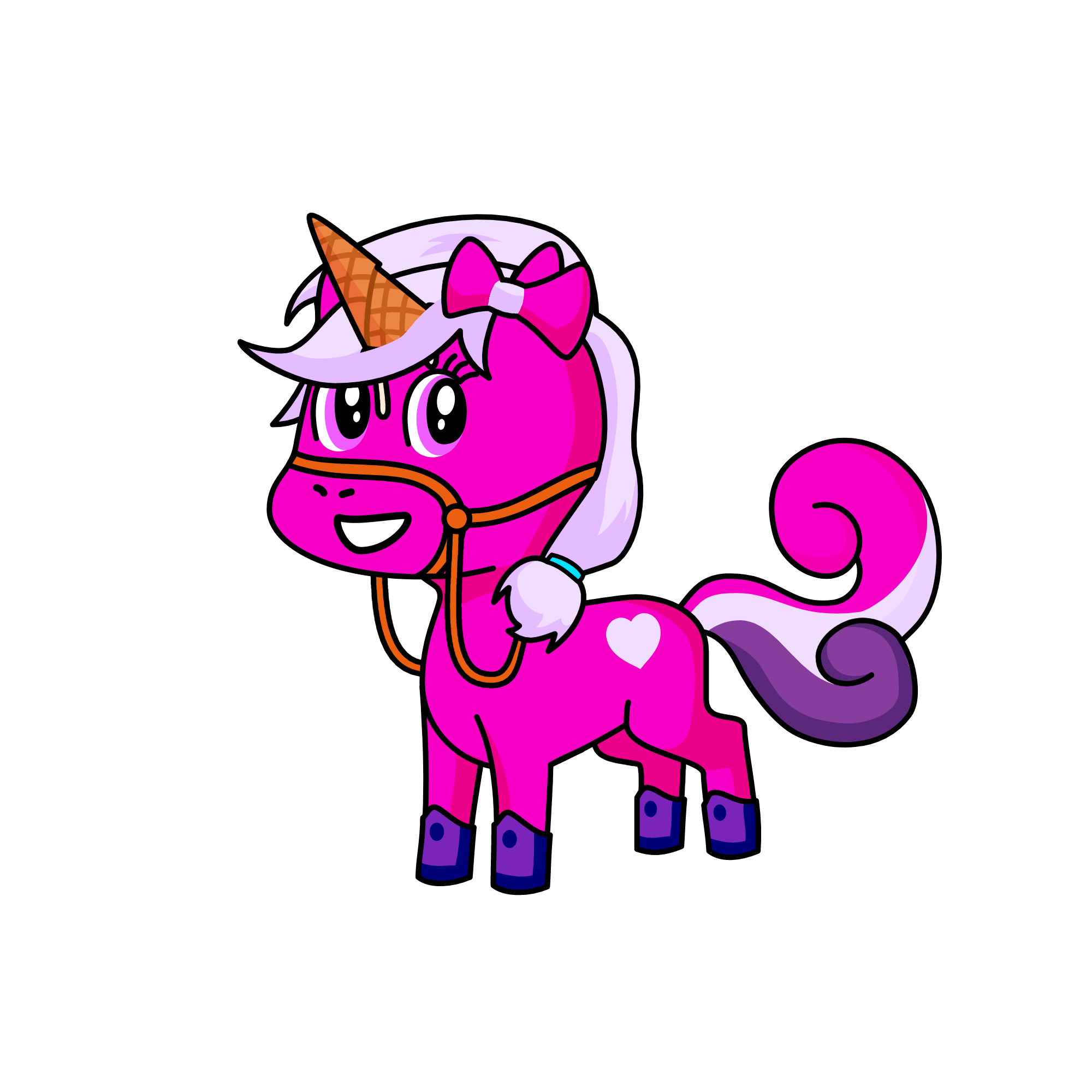 Candy, the unicorn