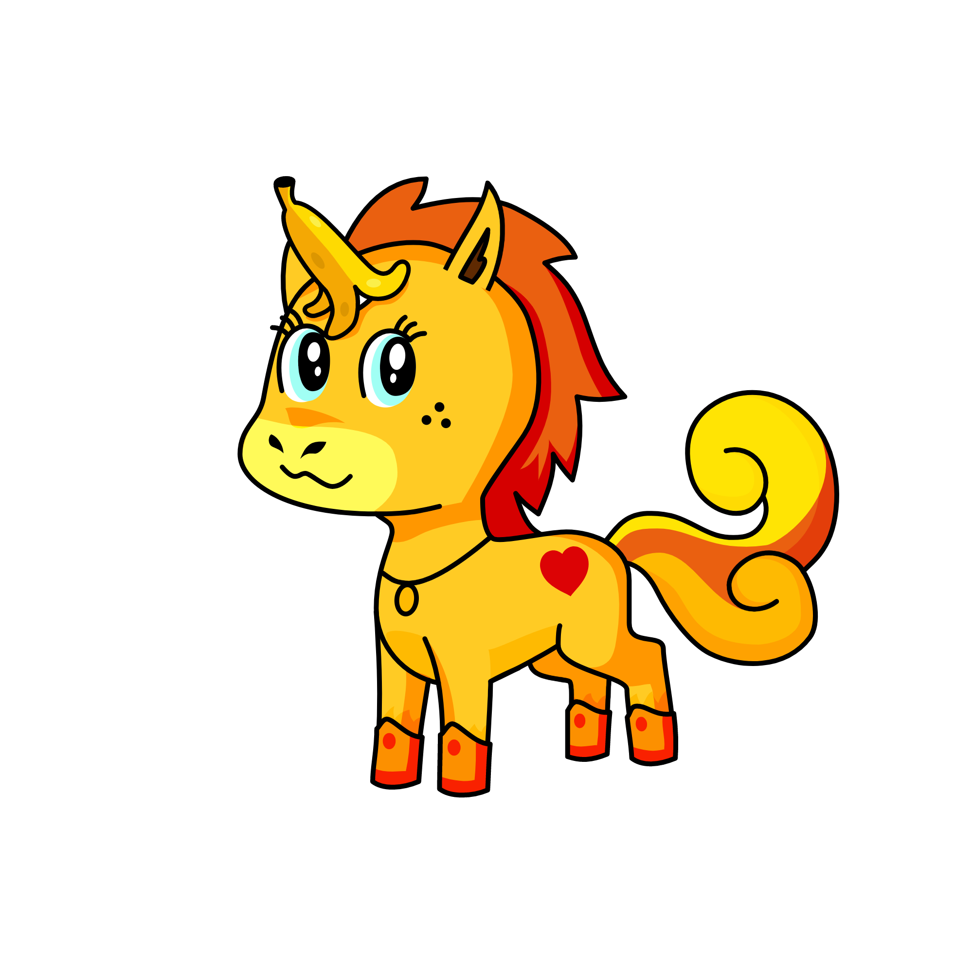 banana, the unicorn