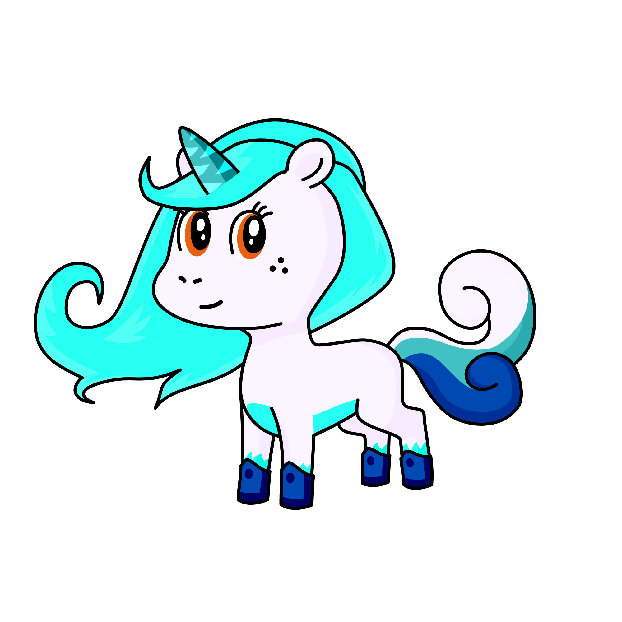 SNOWY, the unicorn