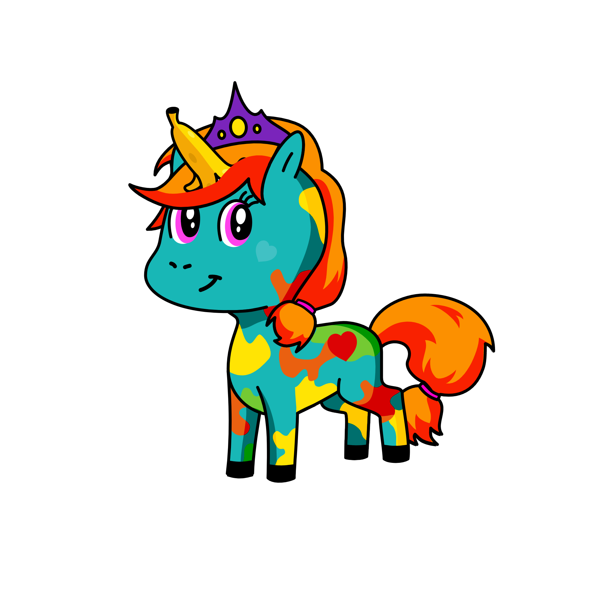 Princess Fruity, the unicorn