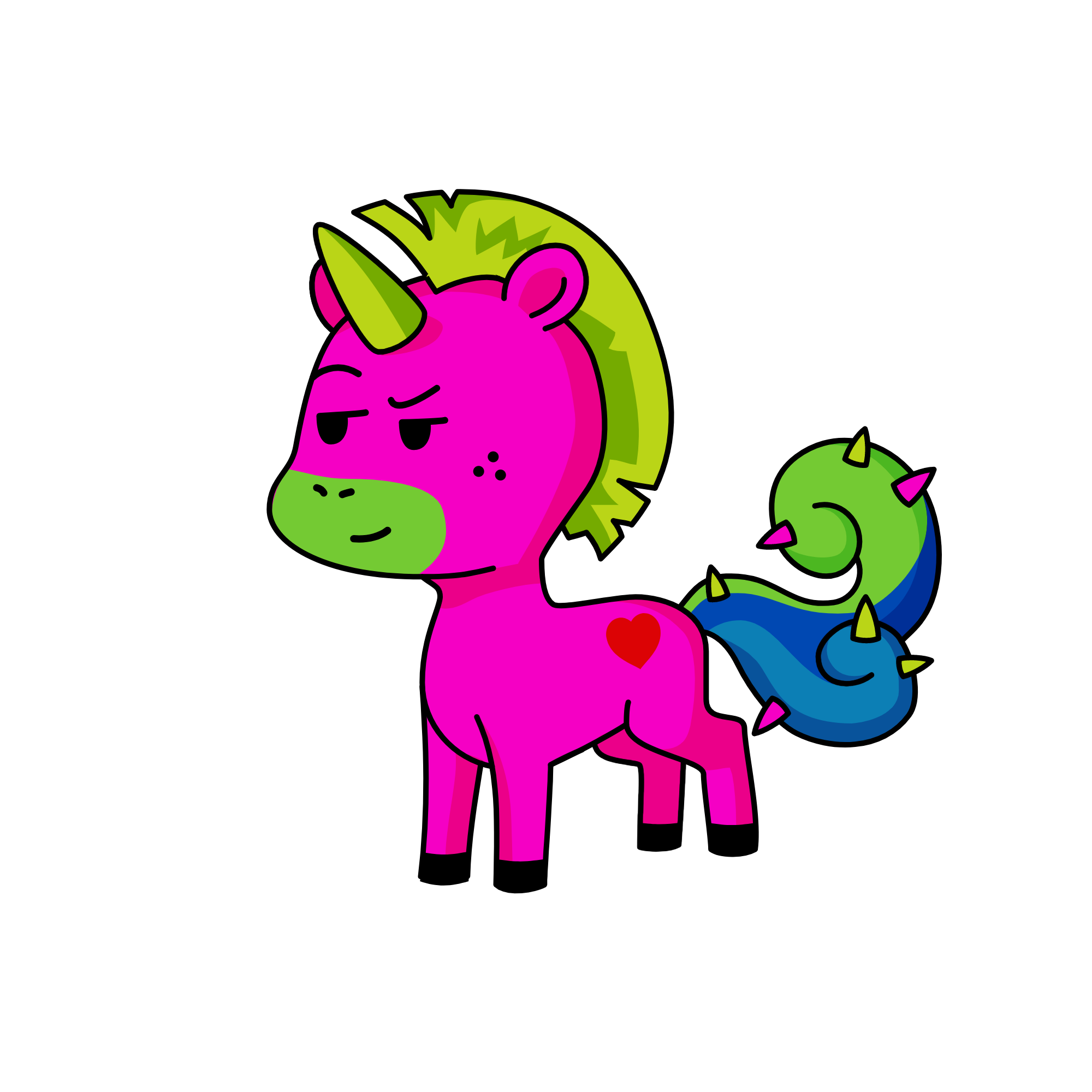 Yoyo, the unicorn