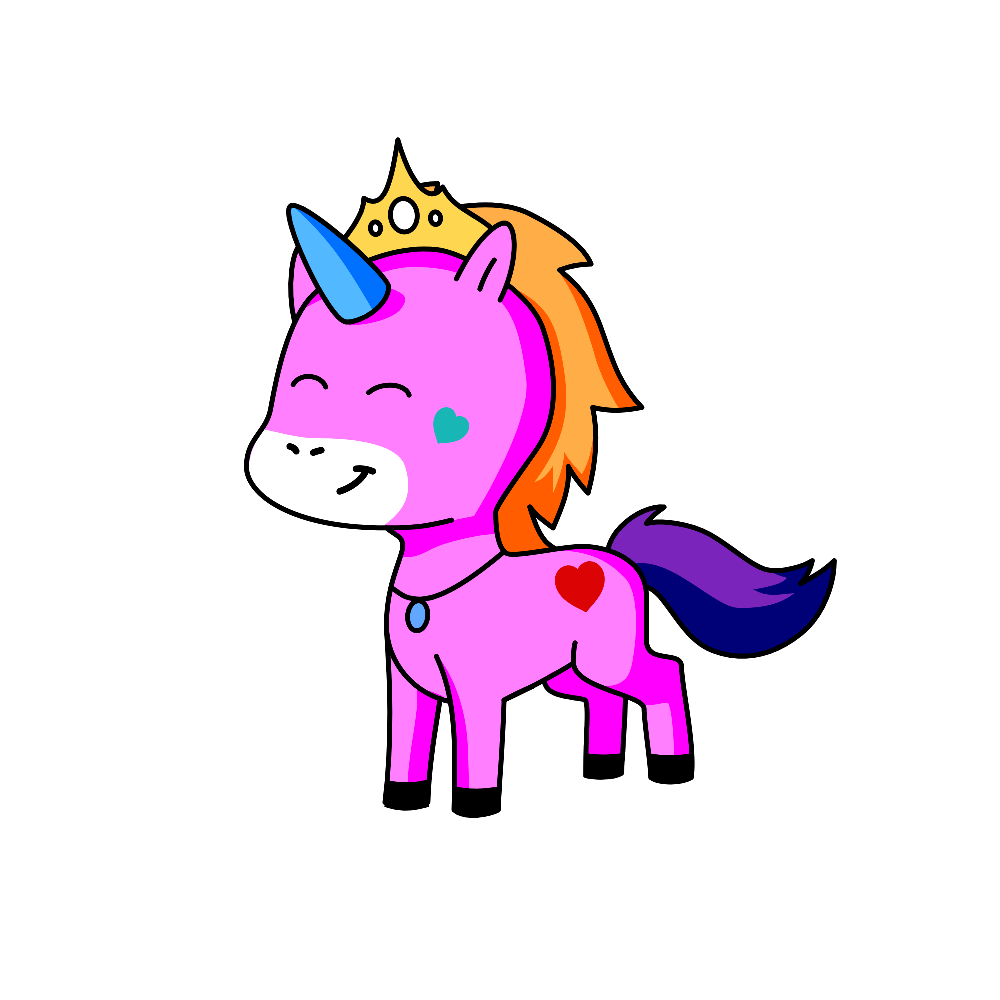 תריוצמ, the unicorn