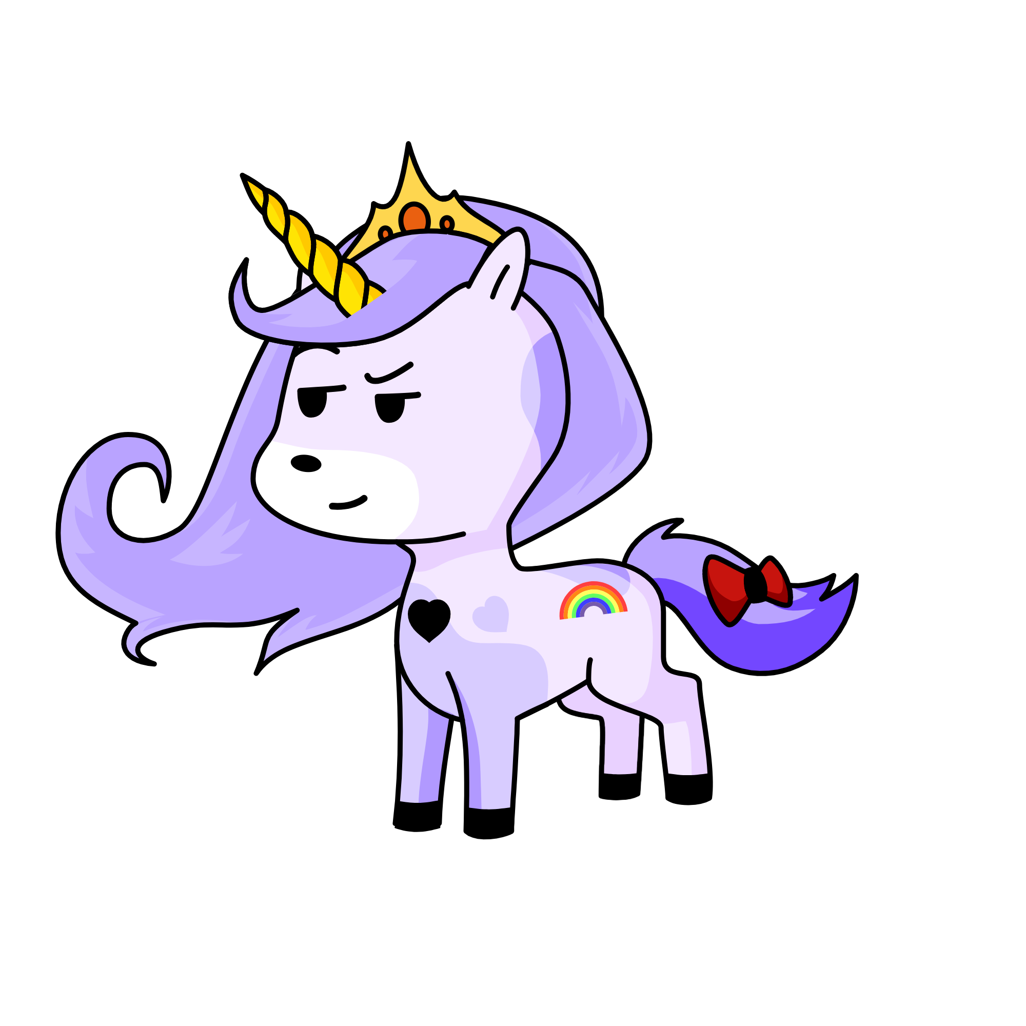 Queen Legendary, the unicorn
