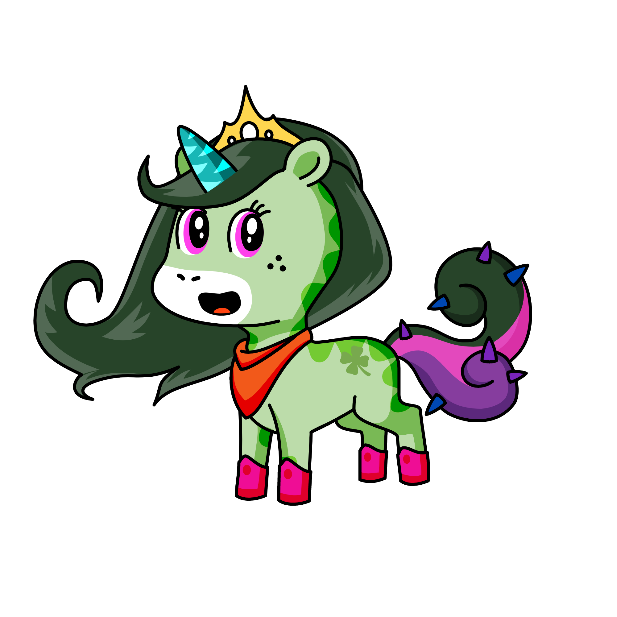 alisha the 2, the unicorn