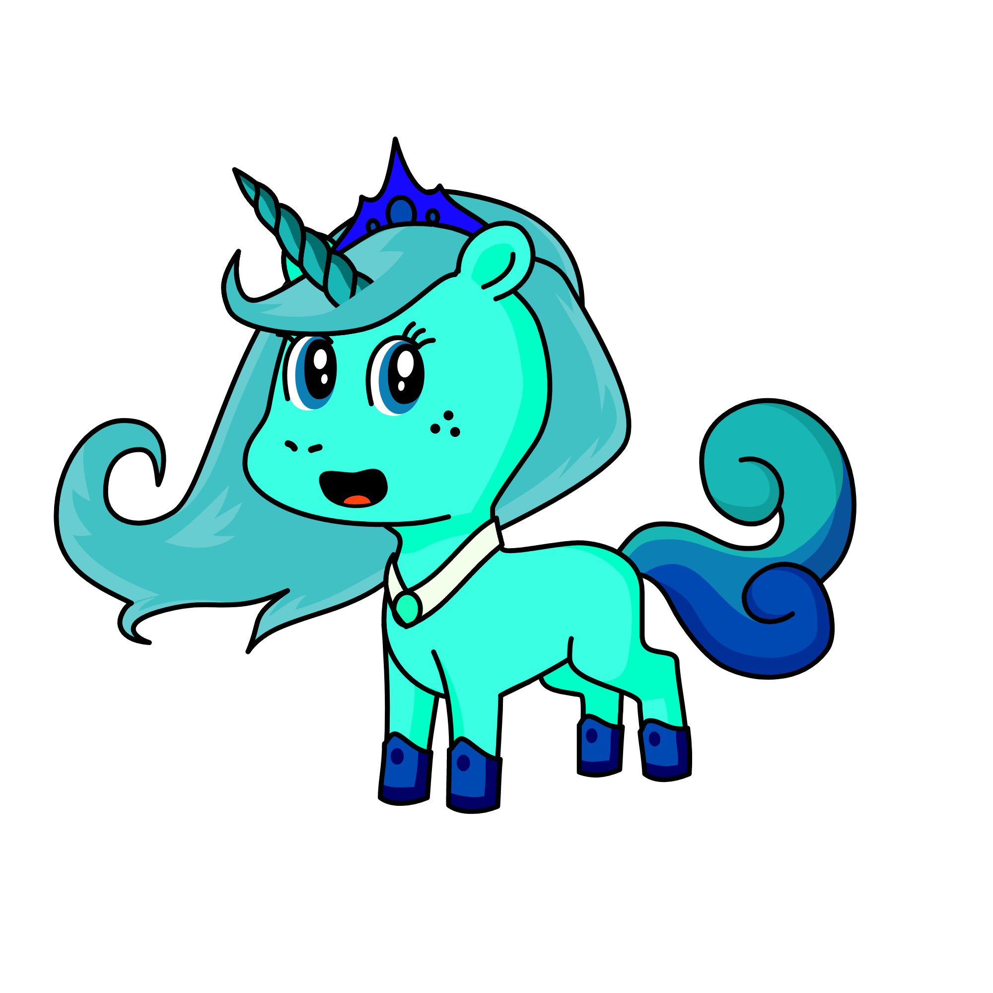 Moon, the unicorn