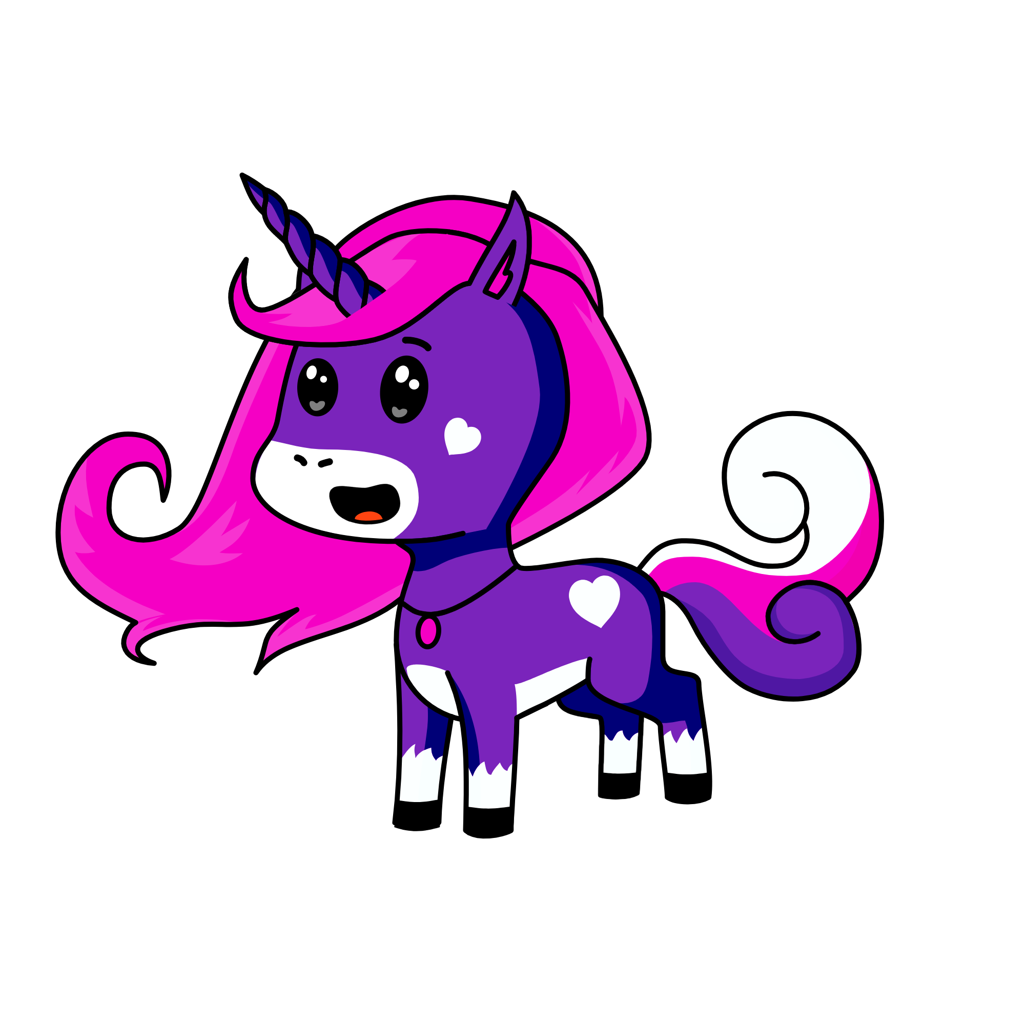 Moonlight, the unicorn