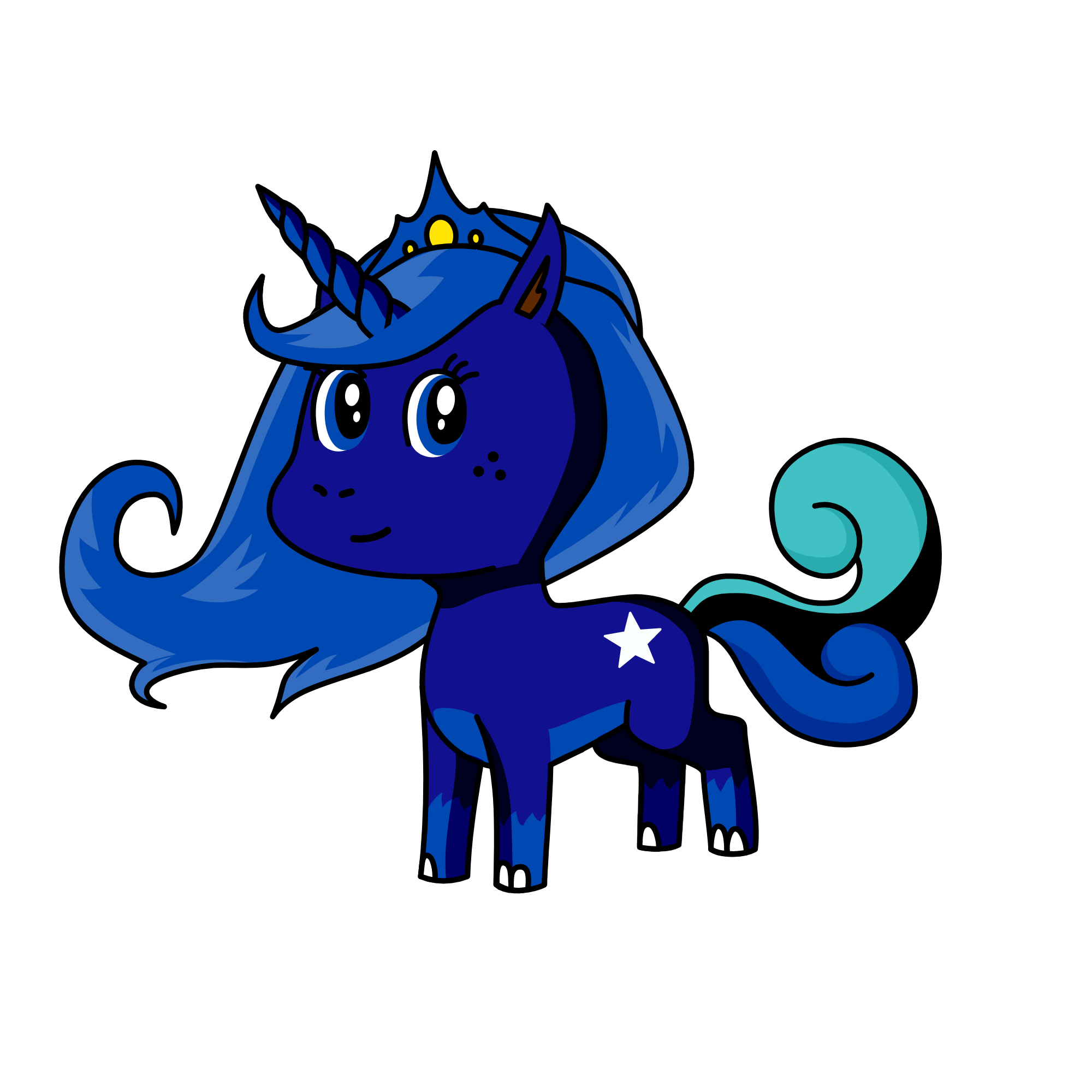 Luna, the unicorn