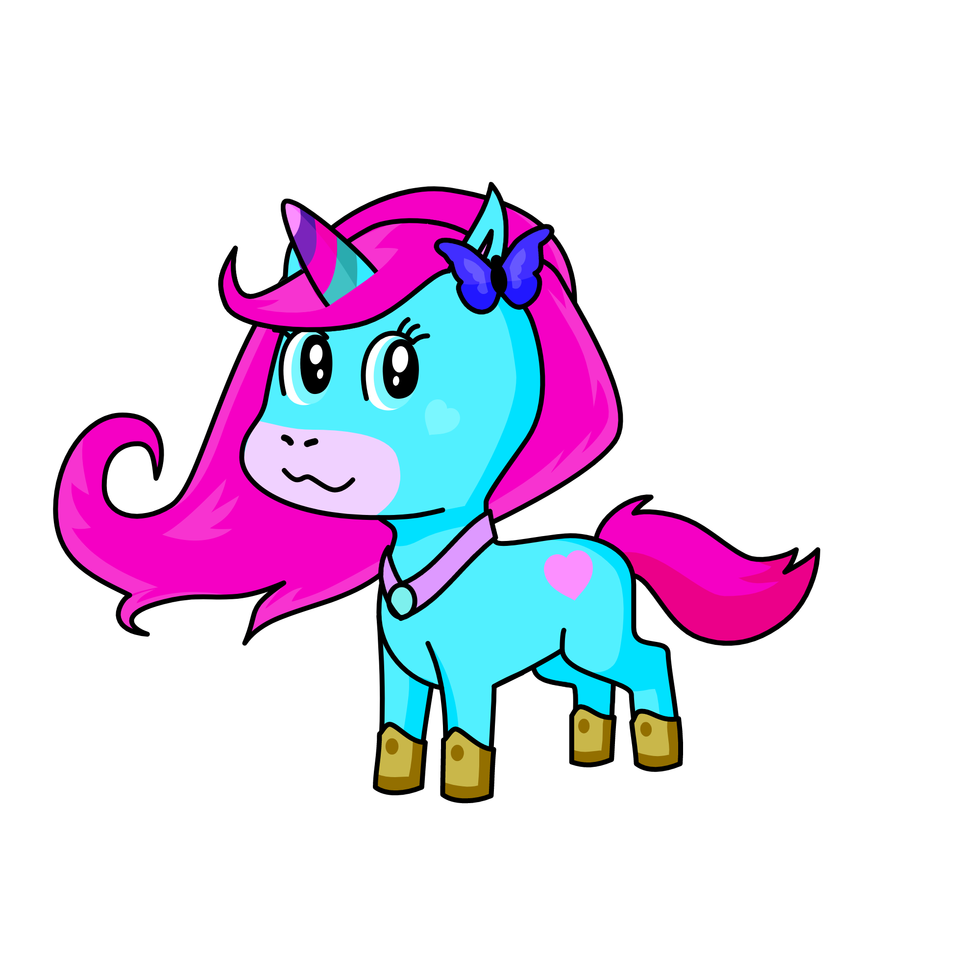 Butterrfly, the unicorn