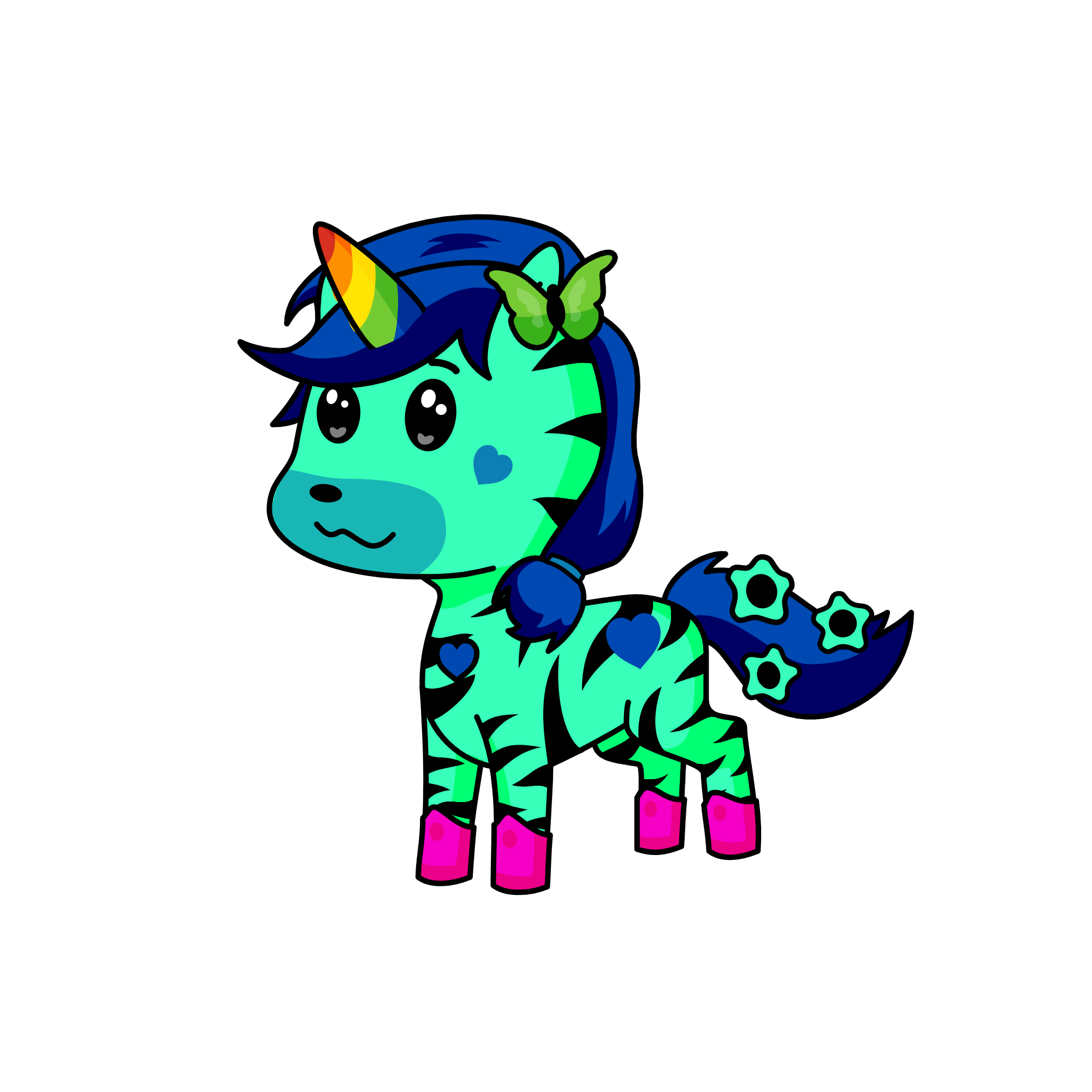 DarkRain, the unicorn