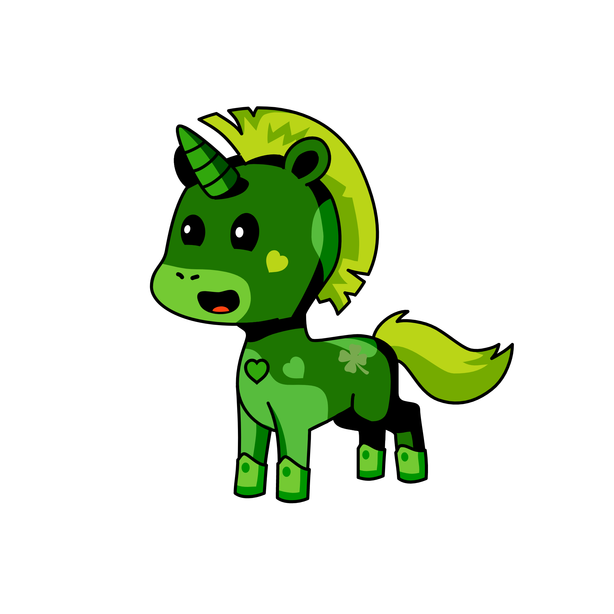tina , the unicorn