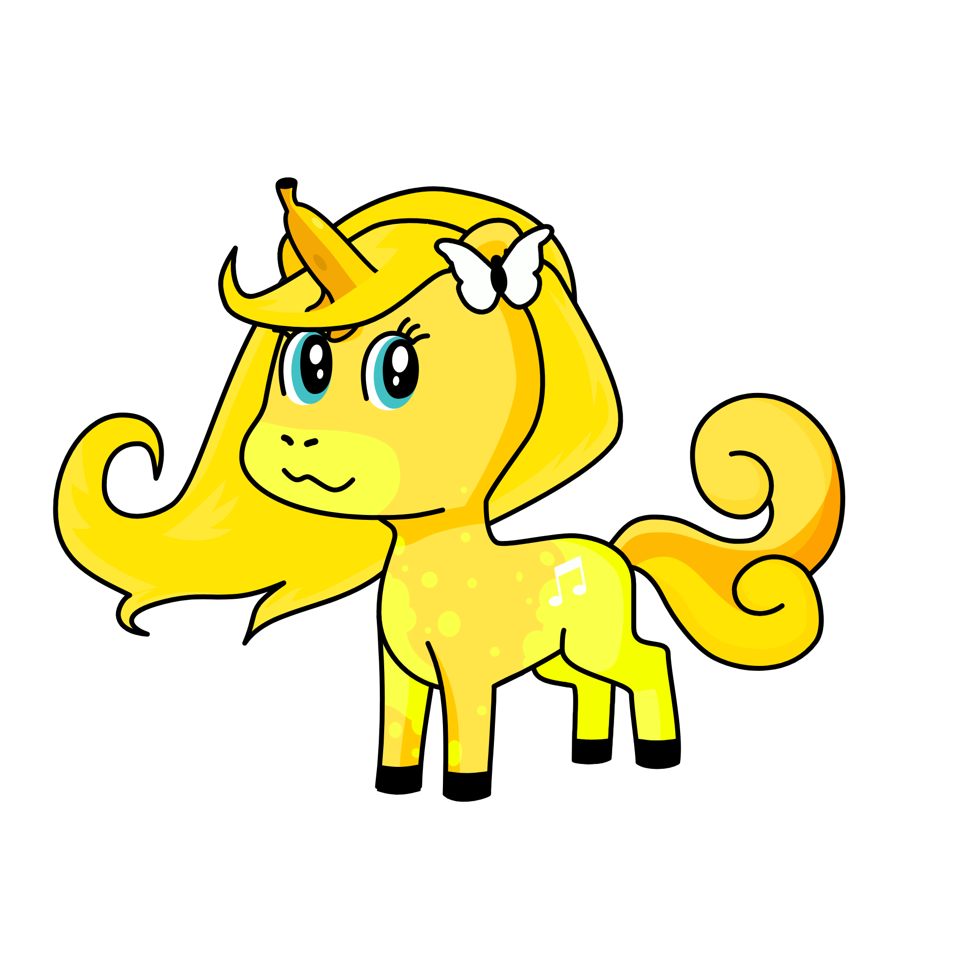 vanilla banana, the unicorn