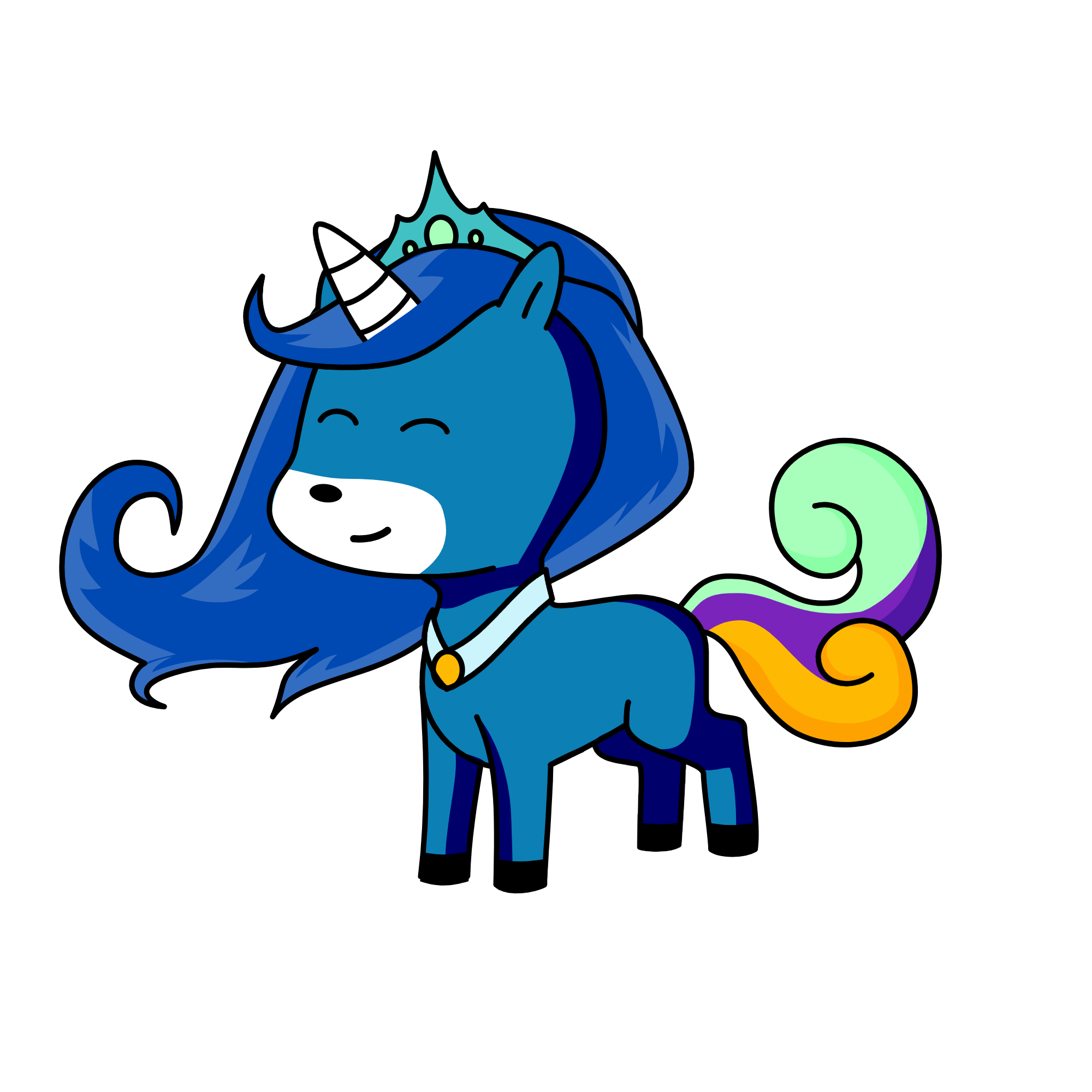 Aquamarine, the unicorn