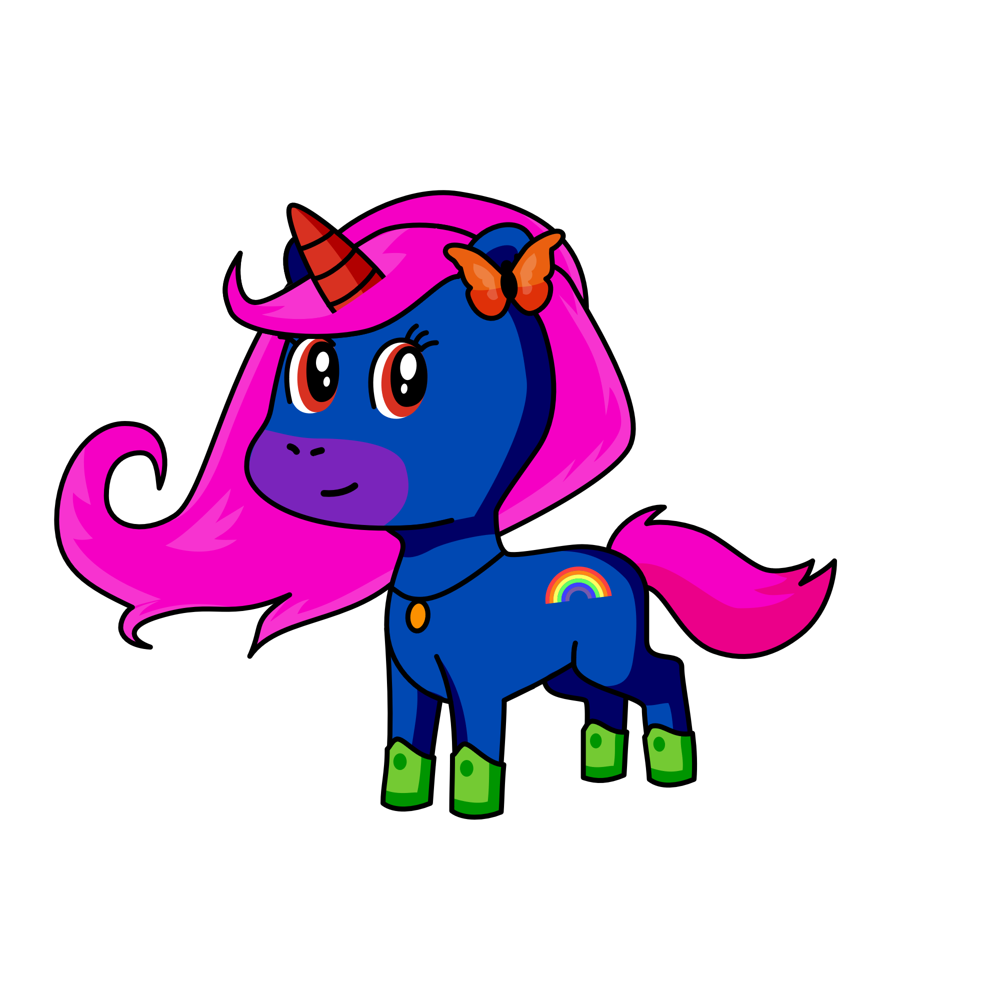 Sandy, the unicorn