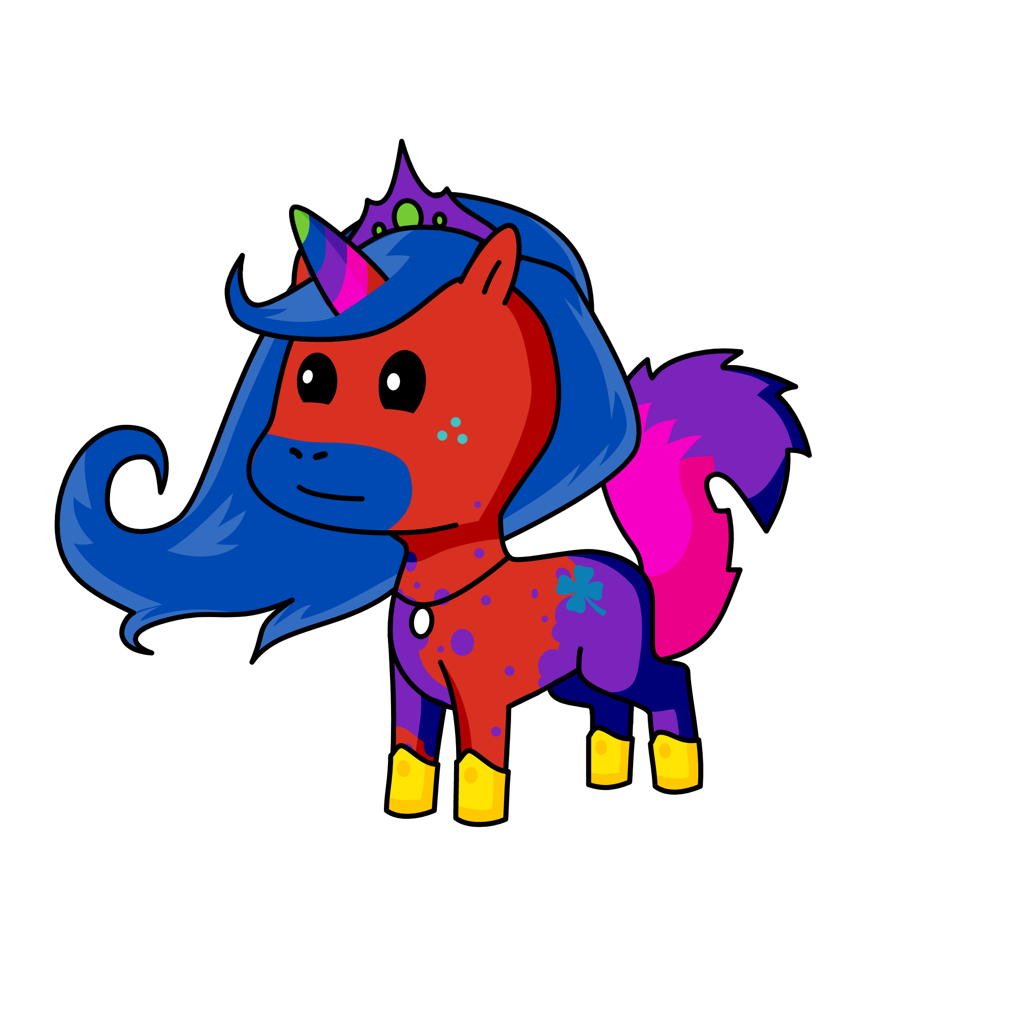 cookie fluff, the unicorn