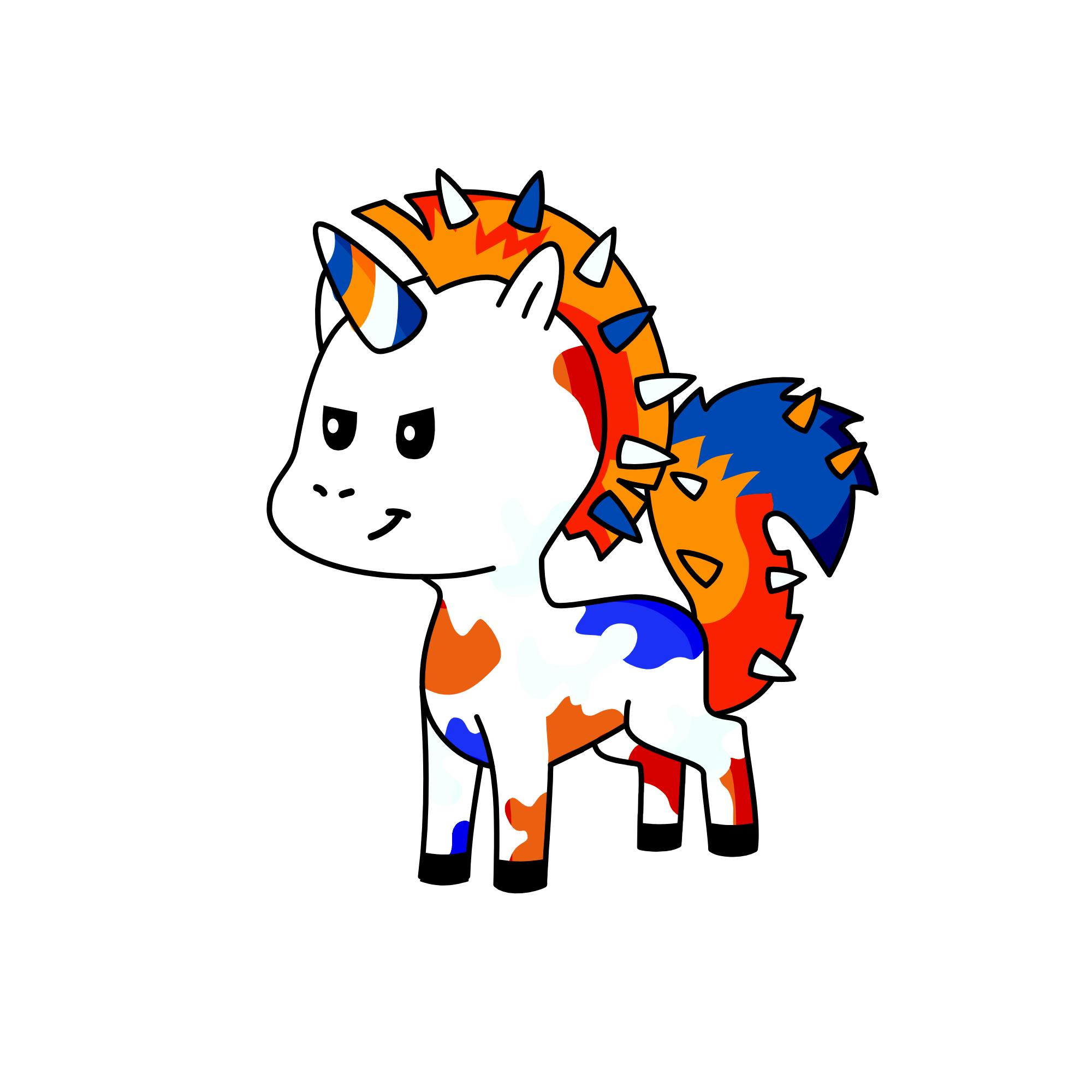 Flyer, the unicorn