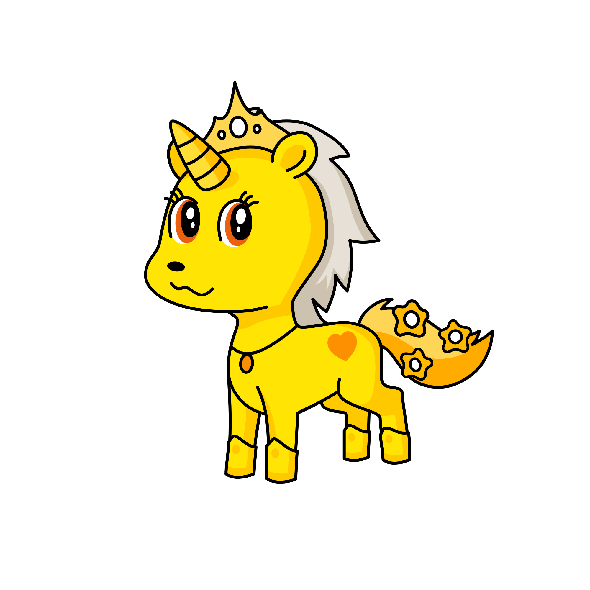 orange G, the unicorn