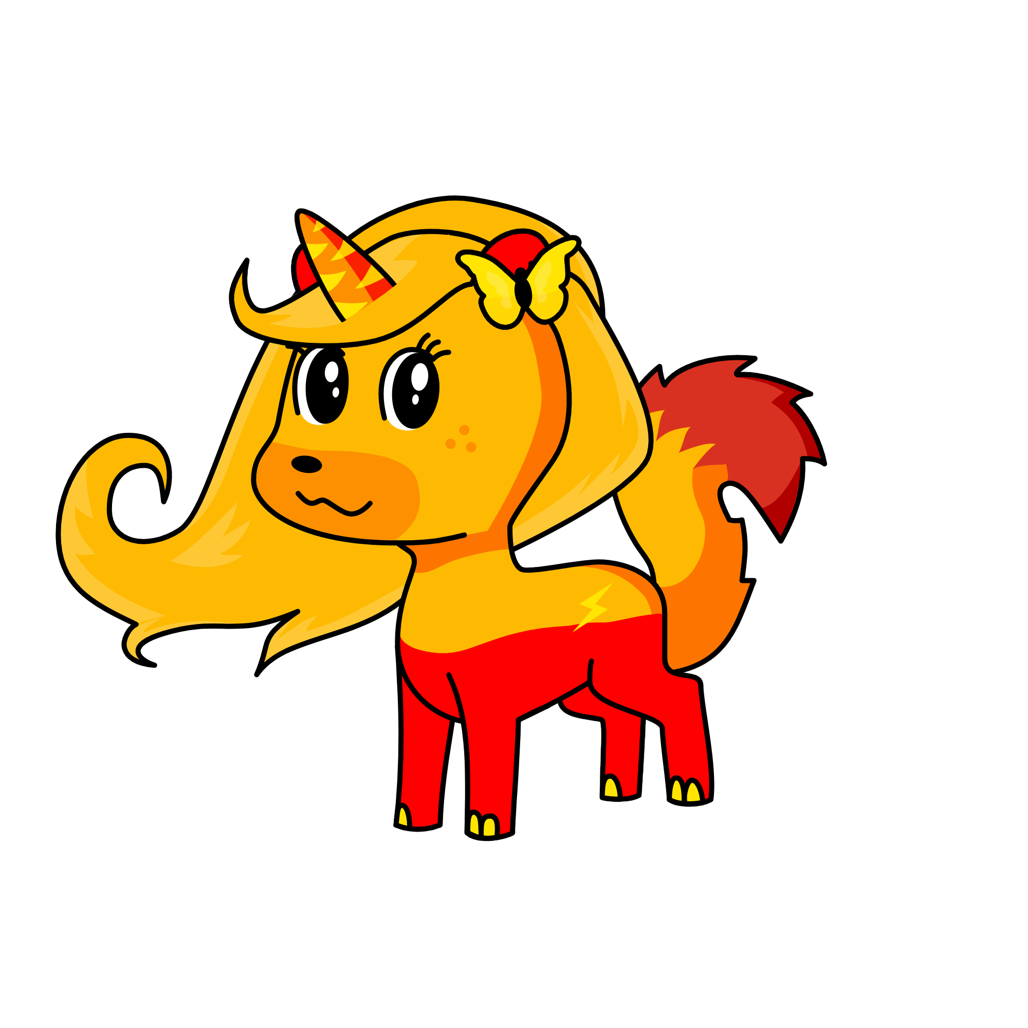 foxy, the unicorn
