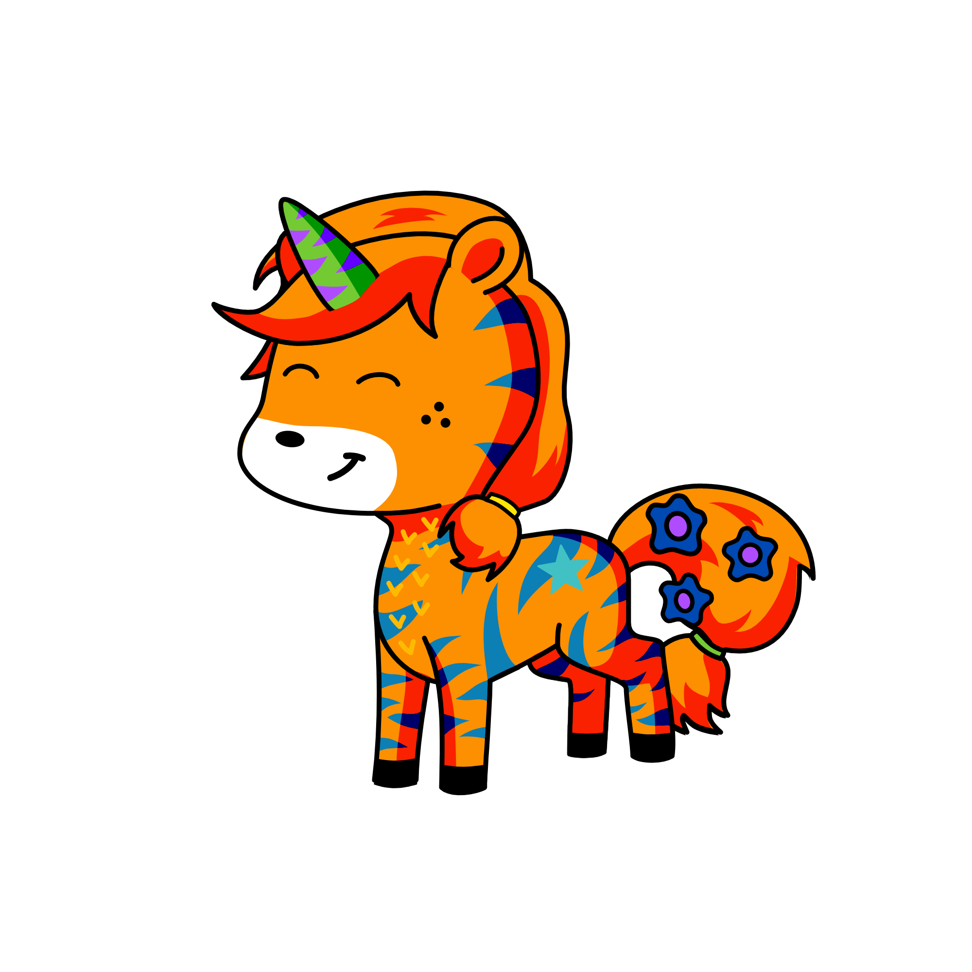 Tigey, the unicorn