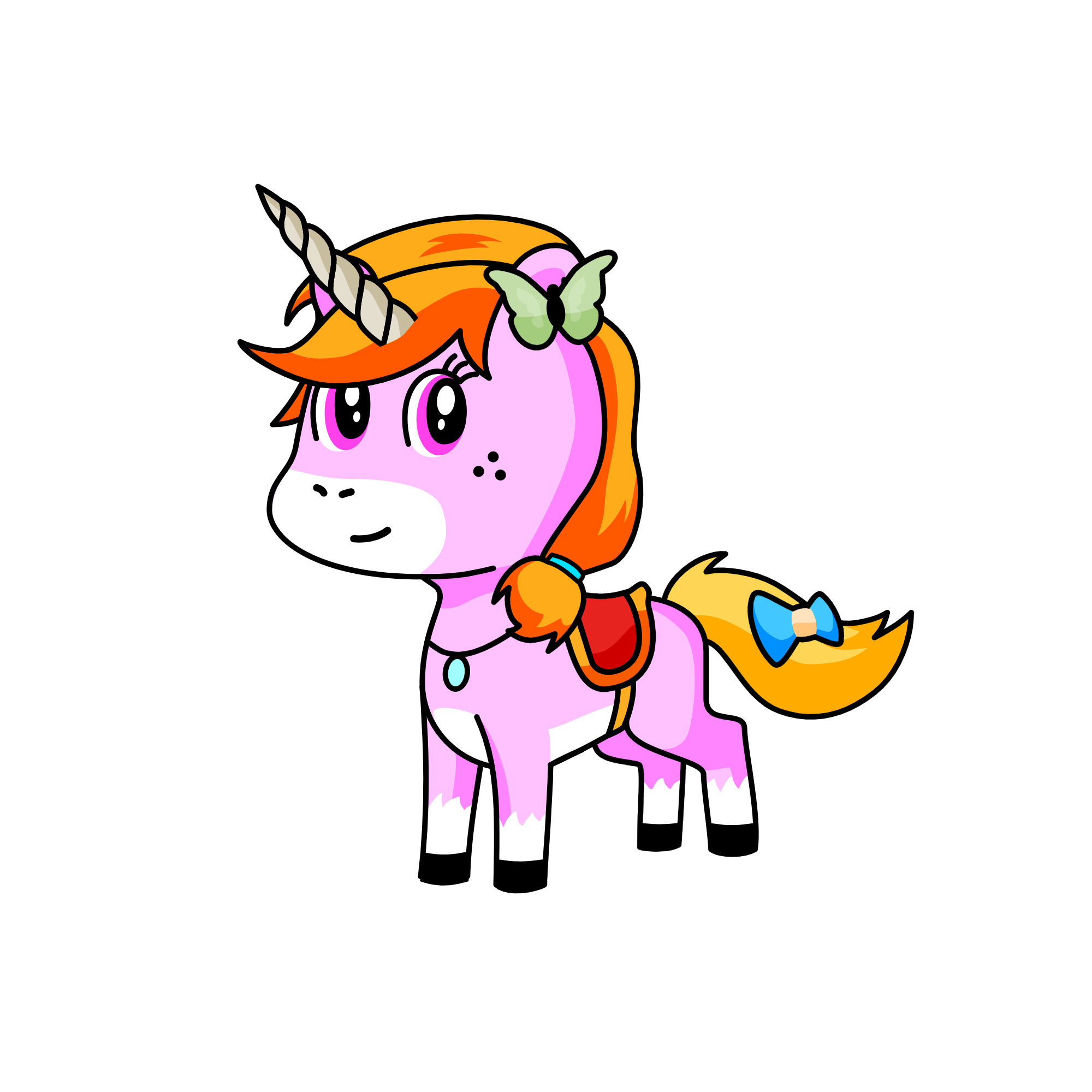 lil butterfly, the unicorn