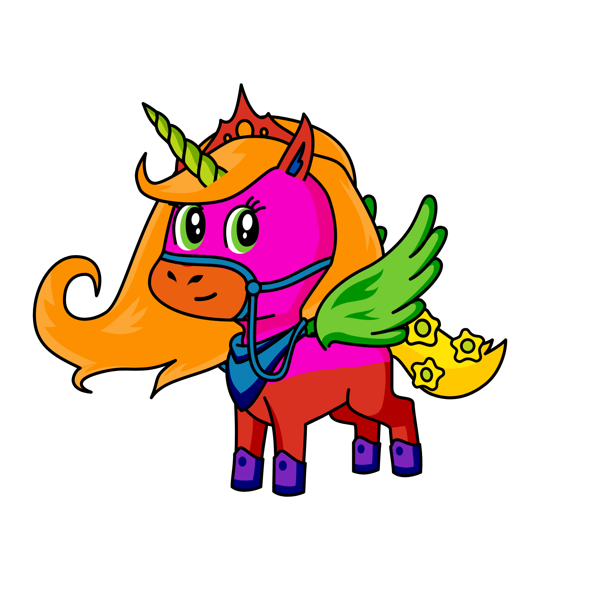 αΛΛΑ ΝΤΑΛΑ ΤΟΥ ΠΟΥΛΟΥ ΤΟ ΓΑΛΑ, the unicorn