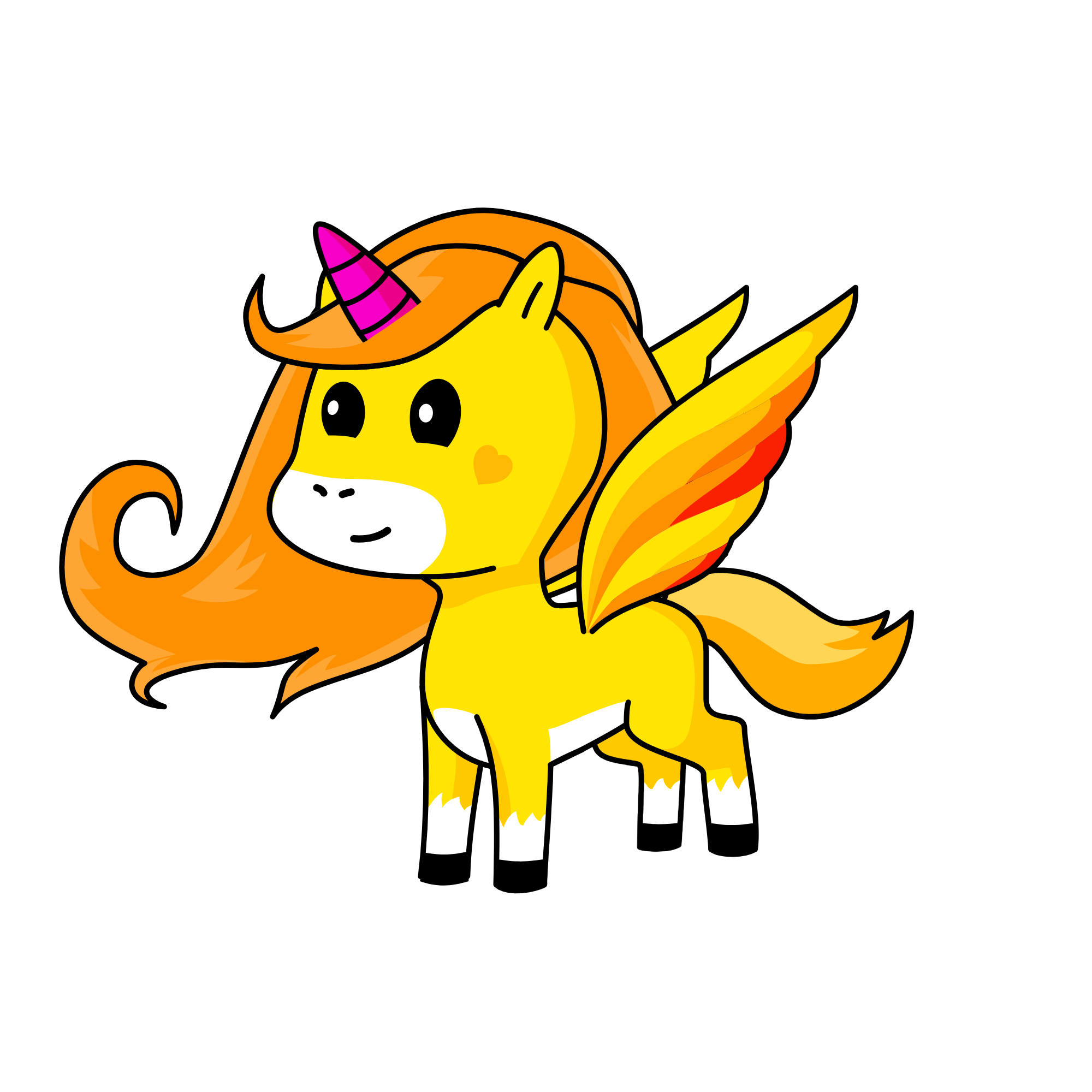 Queen SunLight, the unicorn
