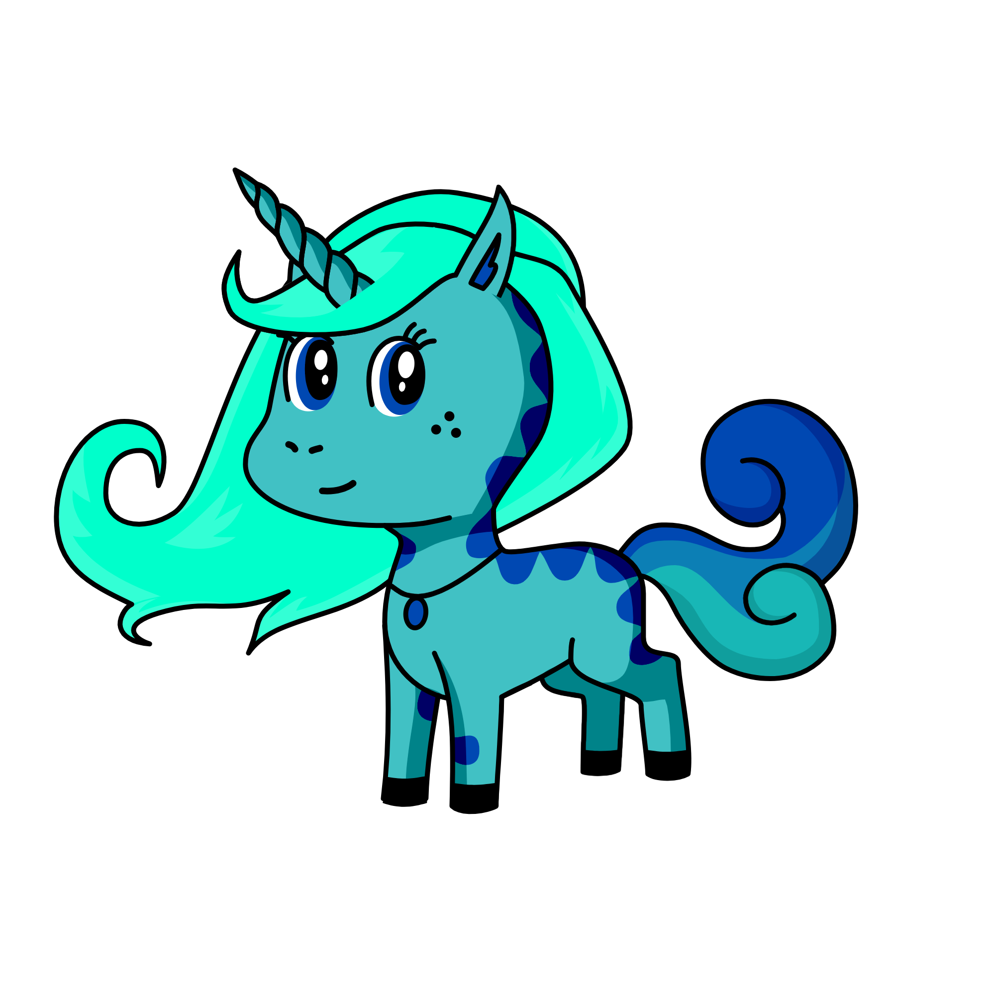 Mermacorn, the unicorn